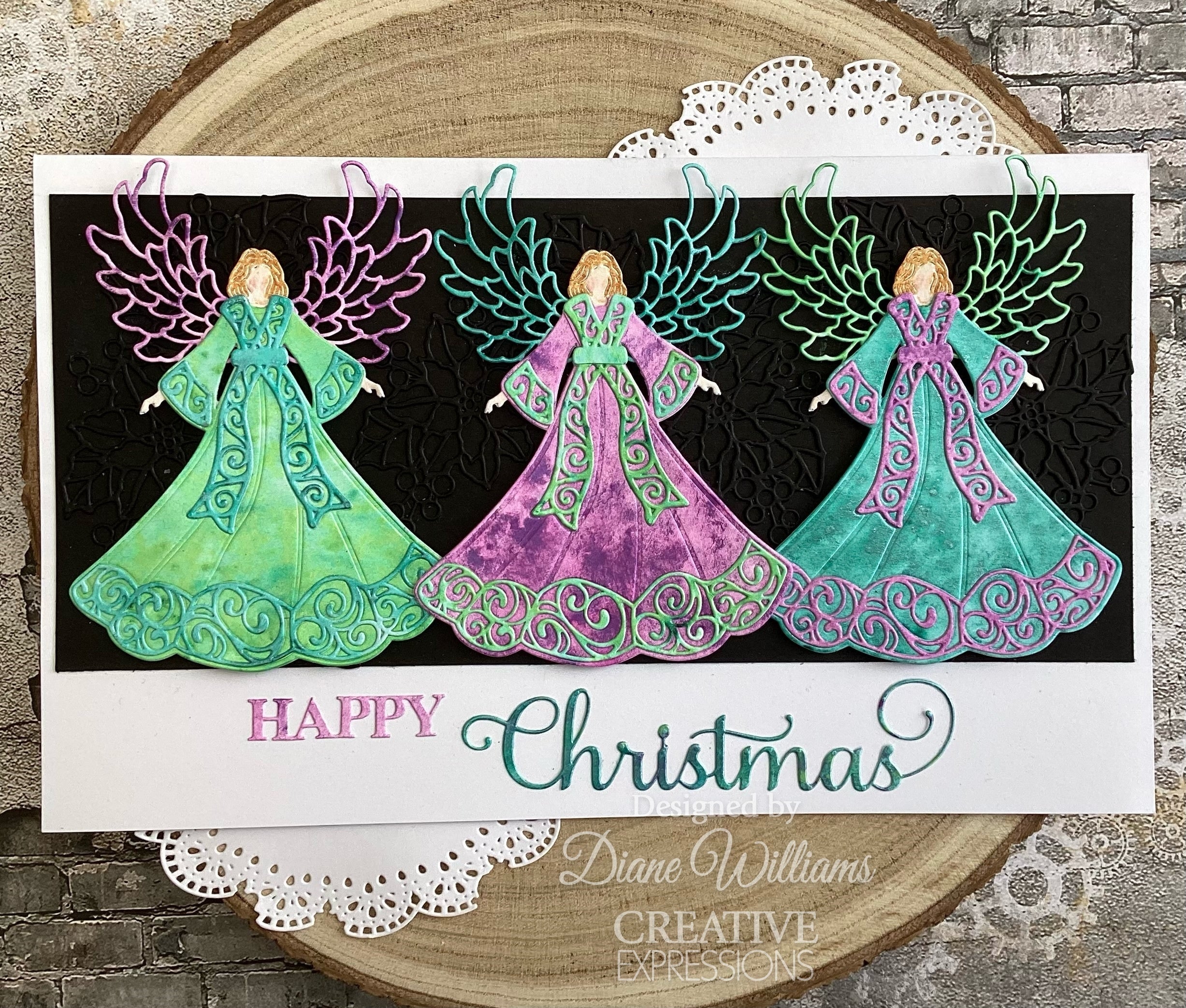 Creative Expressions Sue Wilson Festive Happy Christmas Craft Die