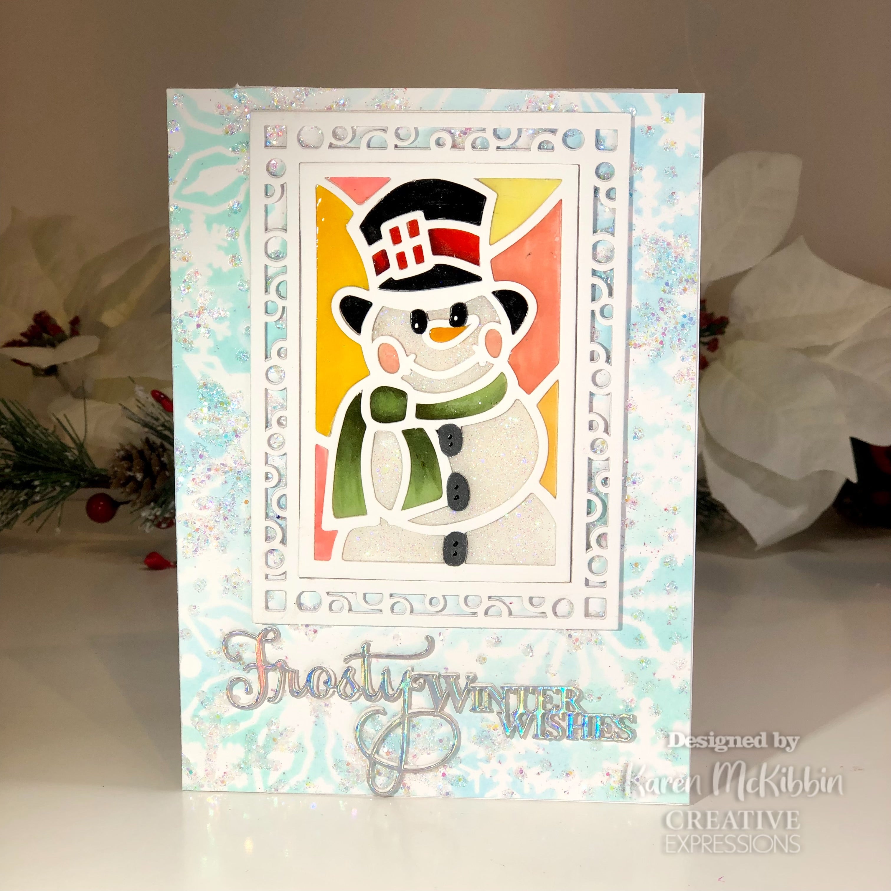 Creative Expressions Sue Wilson Festive Frosty Winter Wishes Craft Die