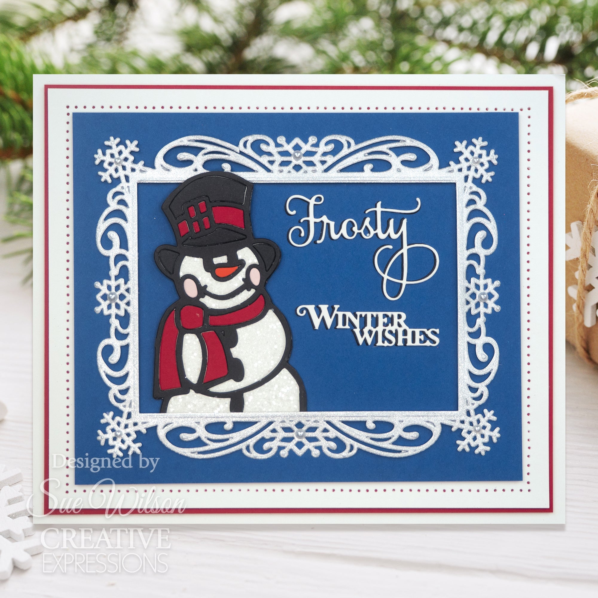 Creative Expressions Sue Wilson Festive Frosty Winter Wishes Craft Die