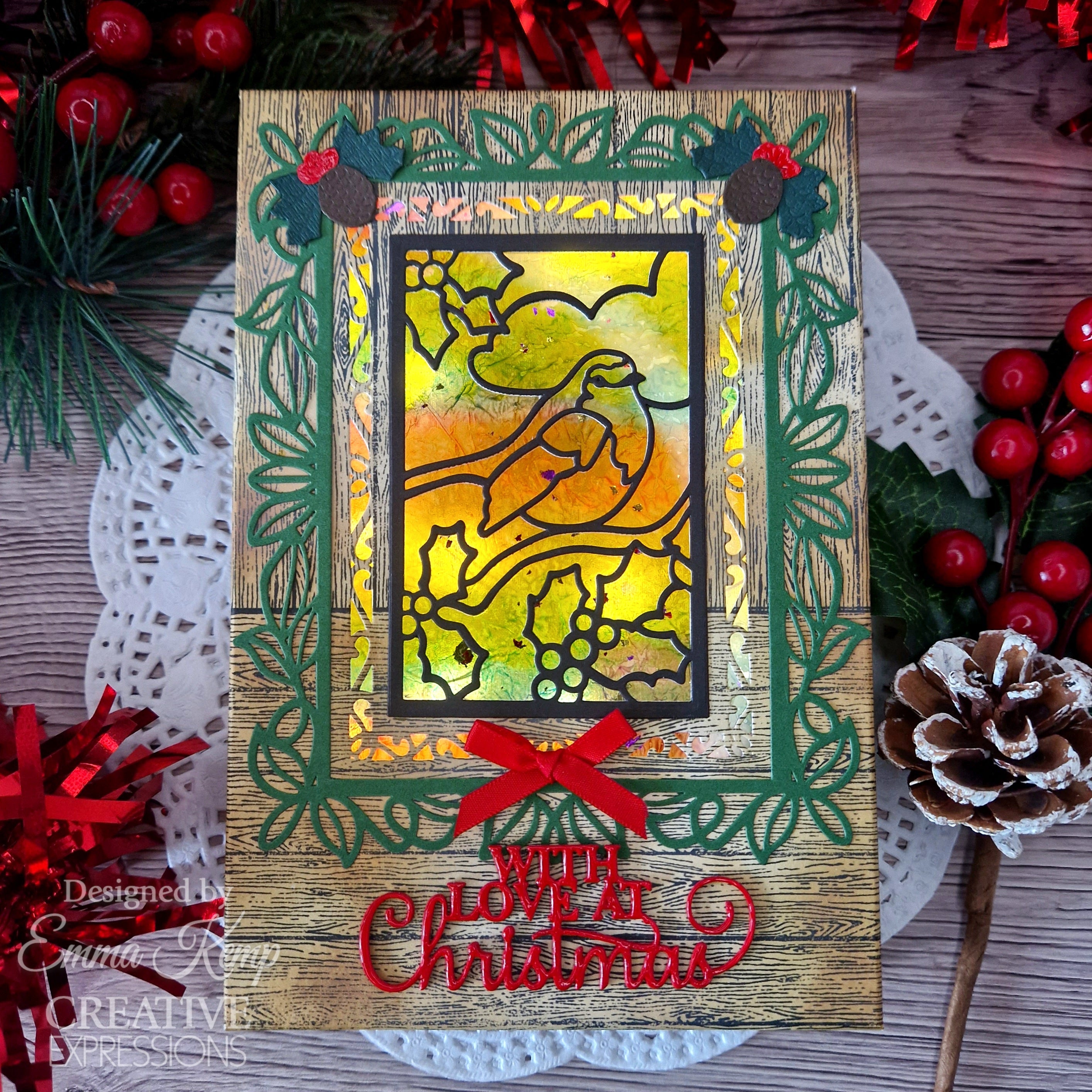 Creative Expressions Sue Wilson Festive With Love At Christmas Craft Die