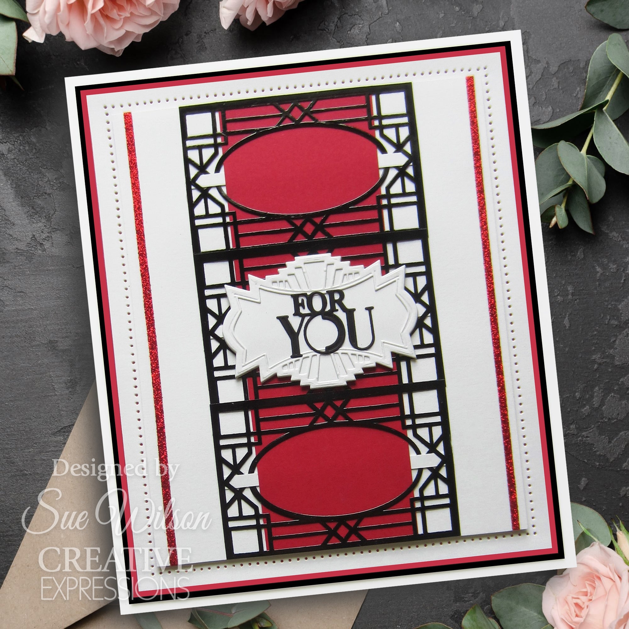 Creative Expressions Sue Wilson Mini Expressions Art Deco For You Craft Die