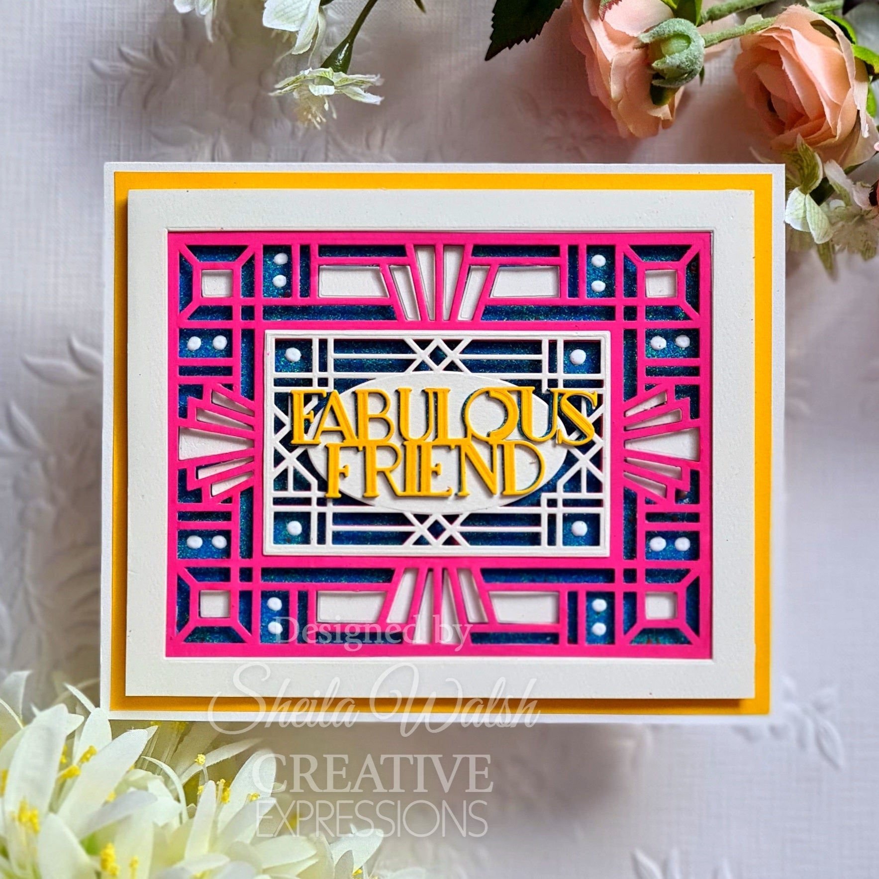 Creative Expressions Sue Wilson Mini Expressions Art Deco Fabulous Friend Craft Die