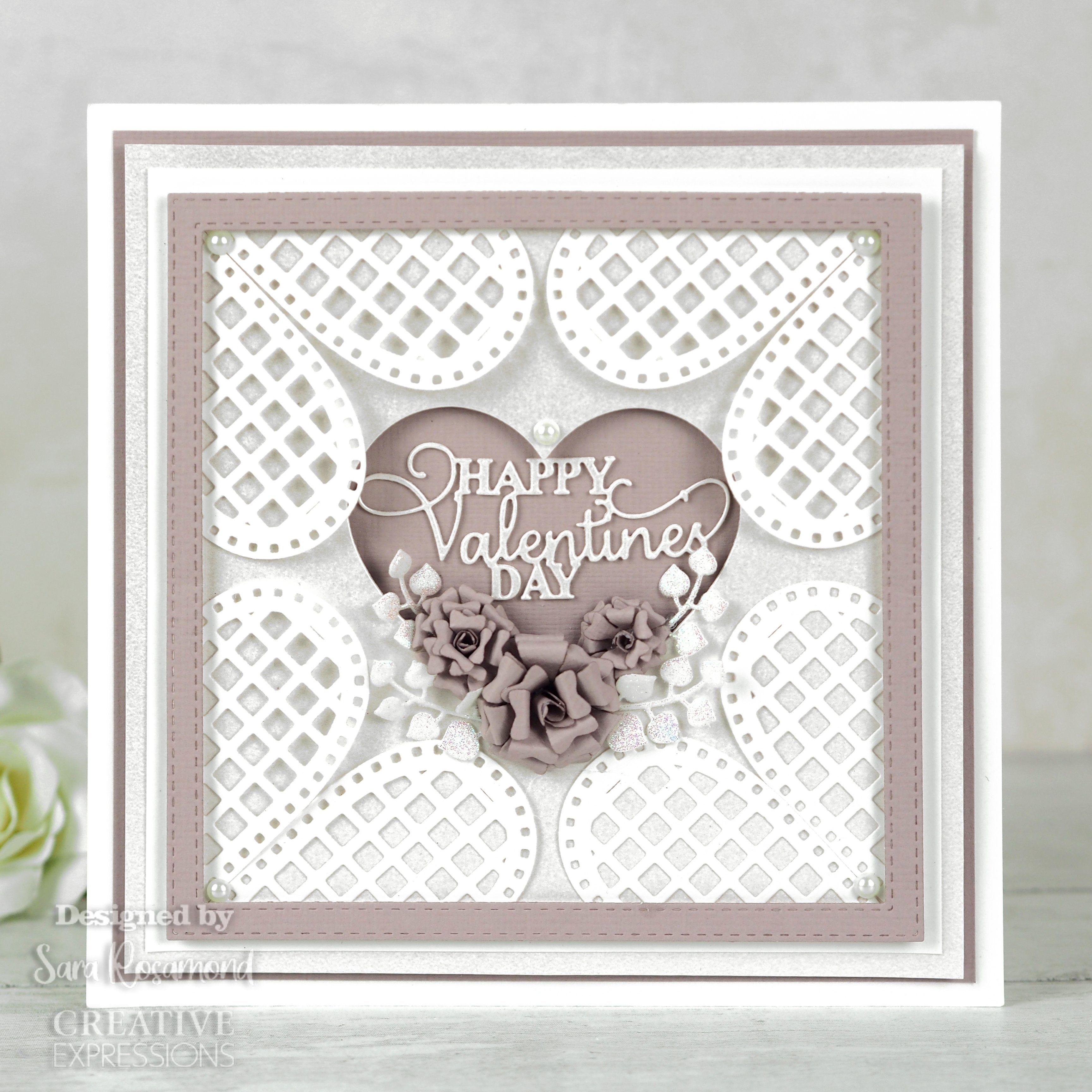 Creative Expressions Sue Wilson Finishing Touches Heart Leaf Flower Craft Die