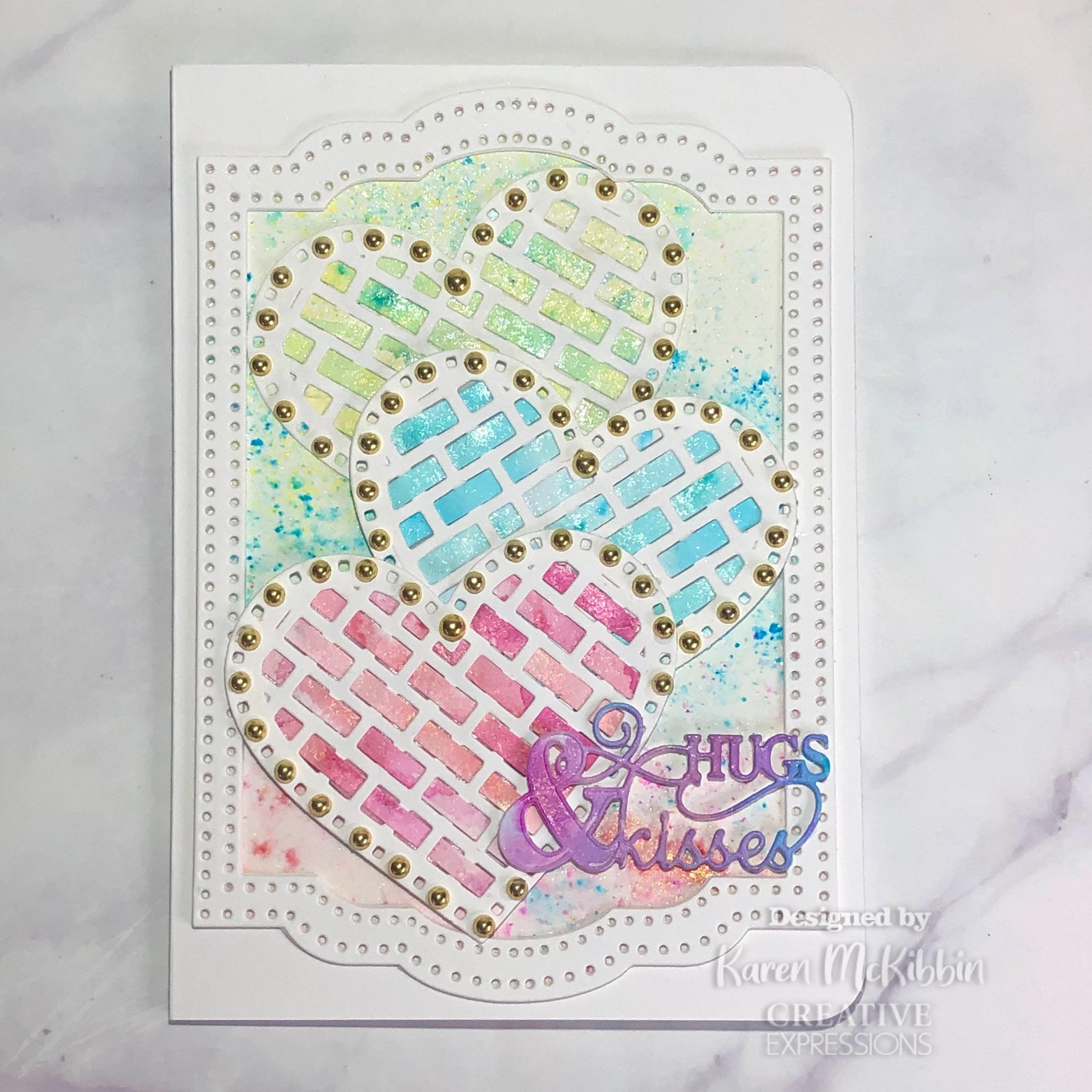 Creative Expressions Sue Wilson Mini Expressions Hugs & Kisses Craft Die