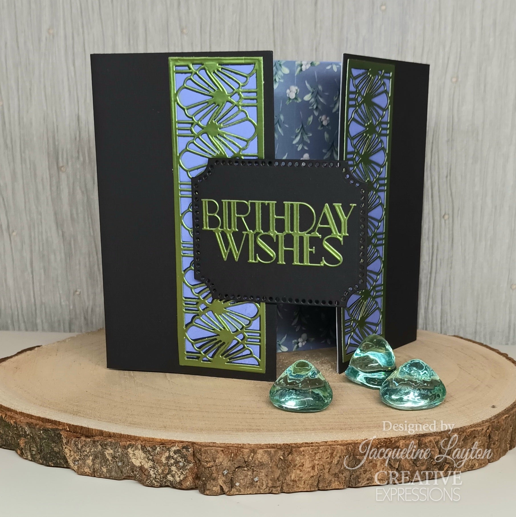 Creative Expressions Sue Wilson Mini Expressions Art Deco Birthday Wishes Craft Die