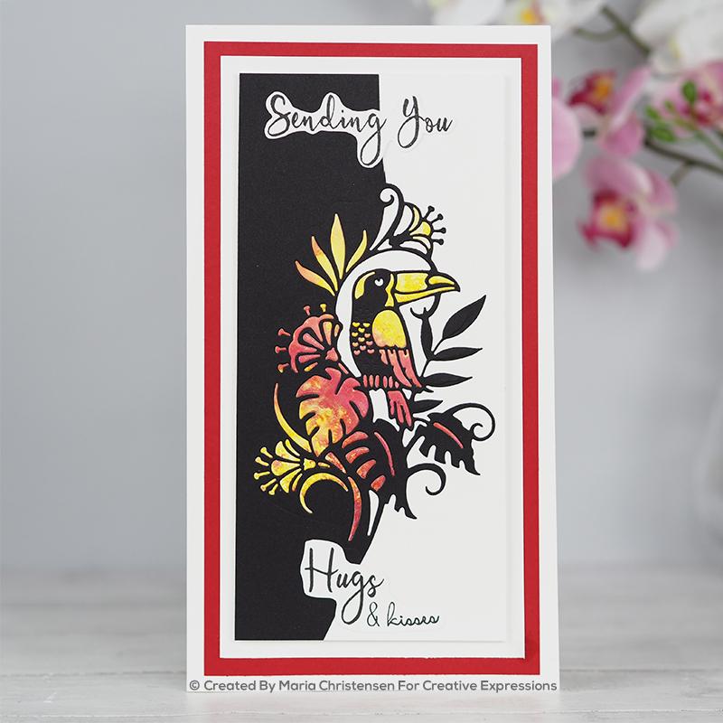 Paper Cuts Edger Tropical Toucan Craft Die