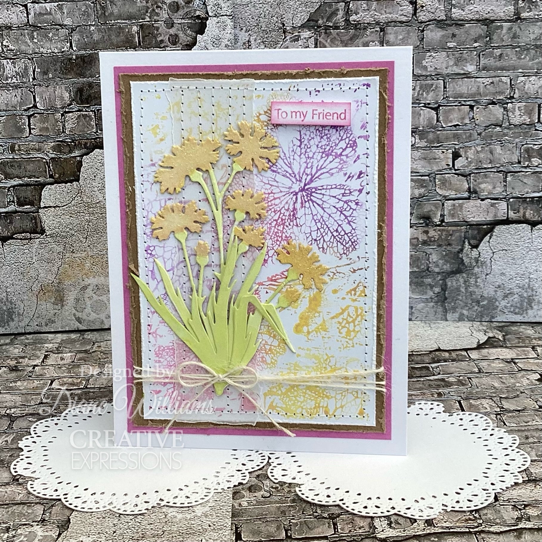 Creative Expressions Sam Poole Shabby Basics Hedgerow Thistle Craft Die