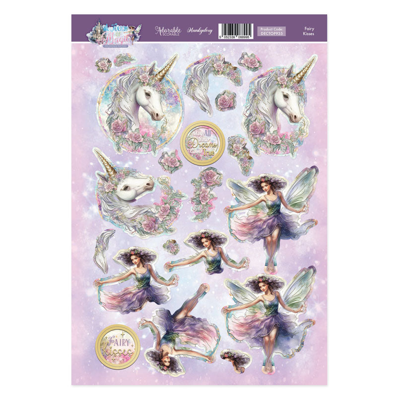 Fairy Kisses Decoupage Topper Sheet