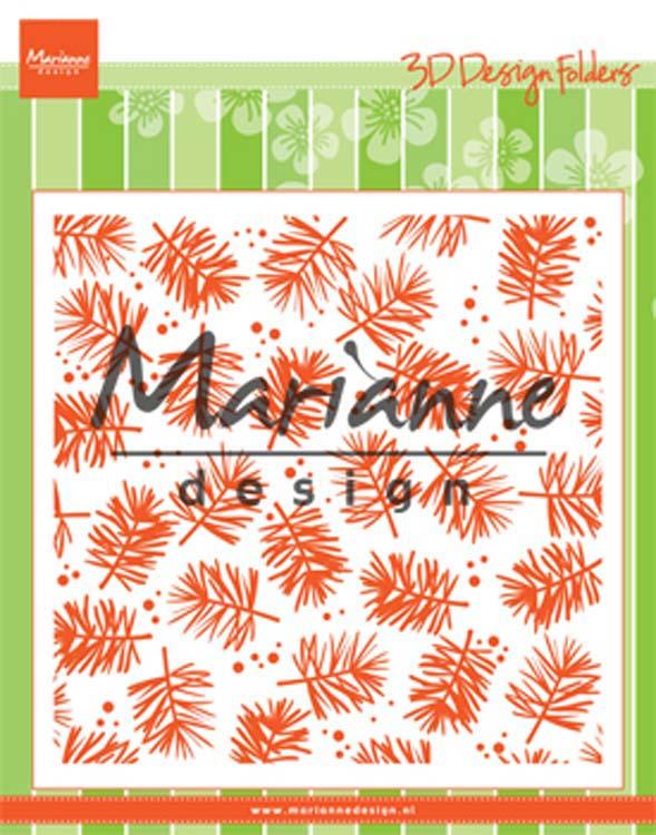 Marianne Design Embossing Folder Pine