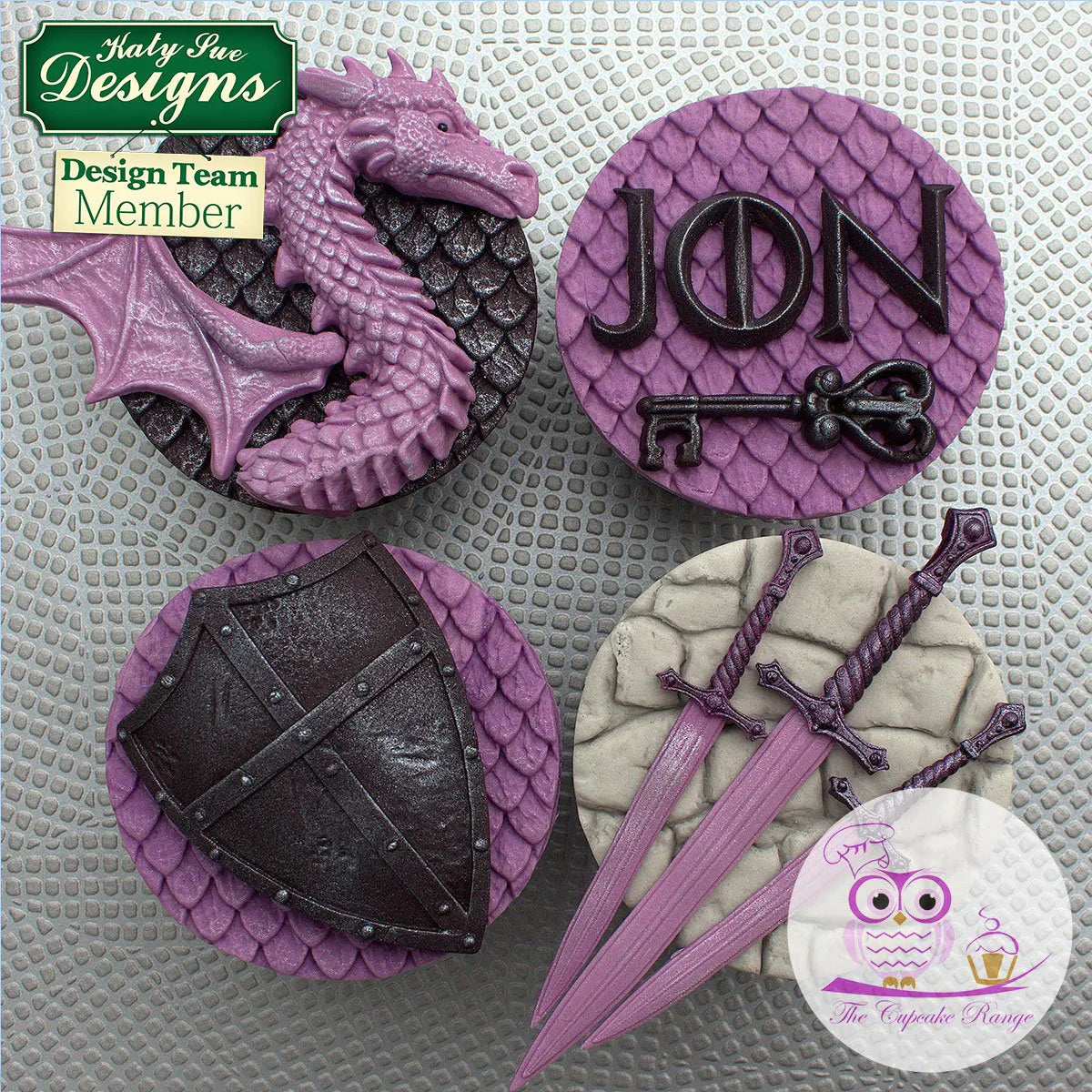 Continuous Dragon Scales Silicone Mould