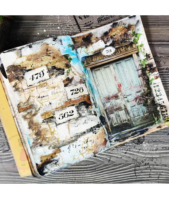 Dress My Craft Transfer Me - Rustic Door