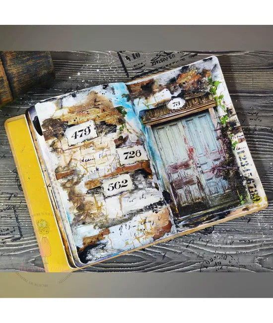 Dress My Craft Transfer Me - Rustic Door