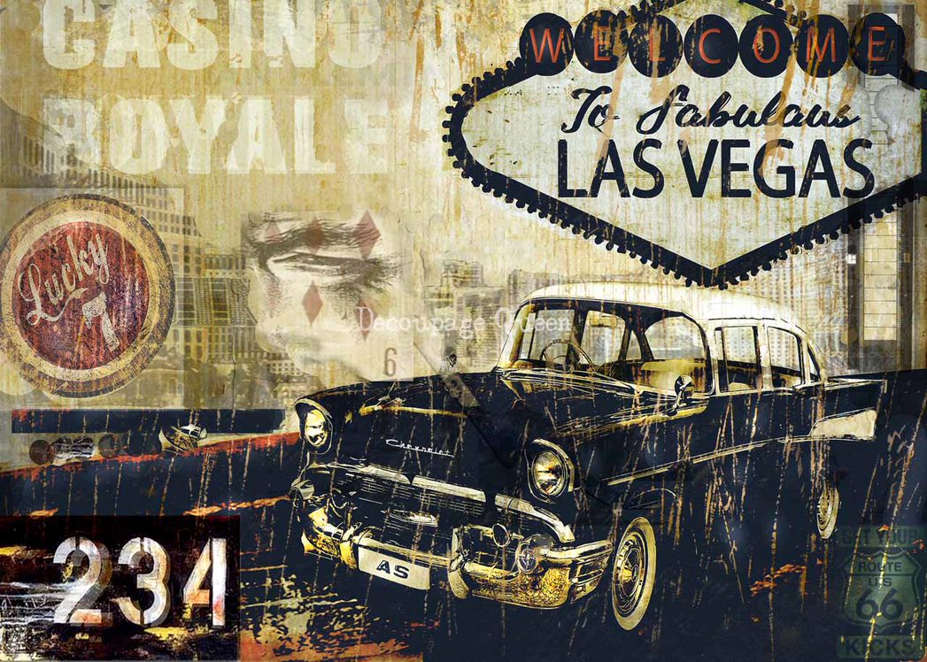 Andy Skinner - Fabulous Las Vegas A3 Rice Paper - 3 Sheets