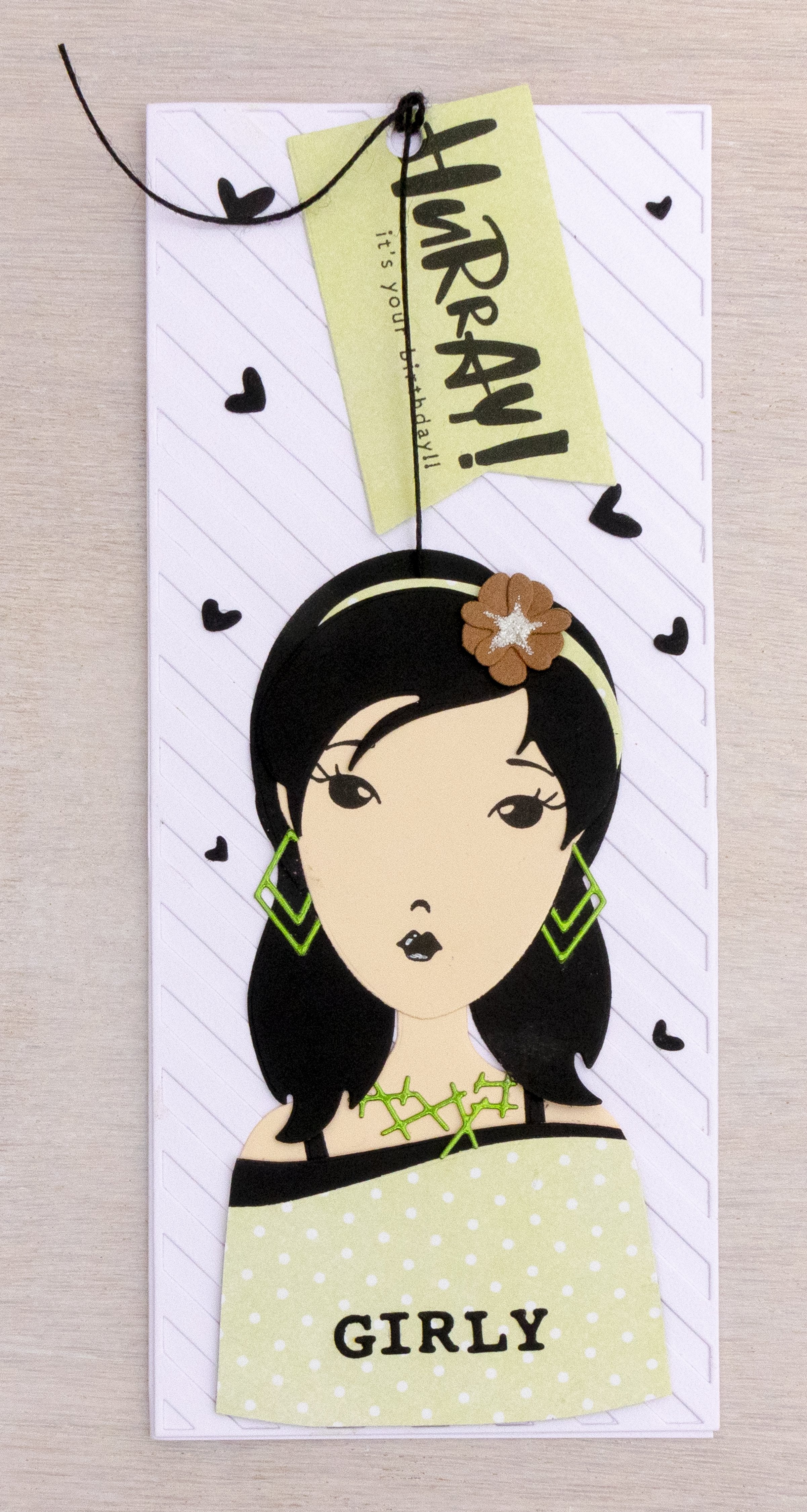 Karin Joan Clear Stamp & Die Cut Betty Missees Collection nr.03