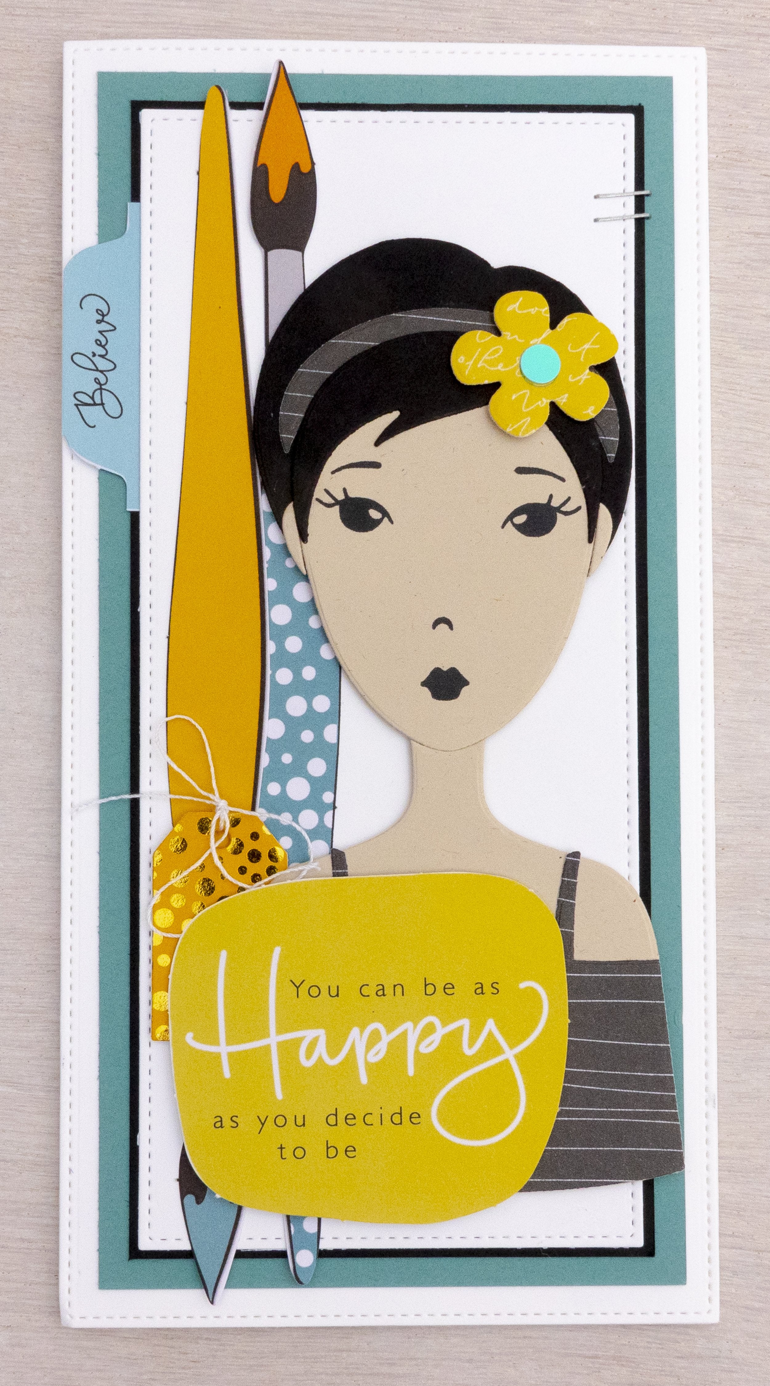 Karin Joan Clear Stamp & Die Cut Betty Missees Collection nr.03