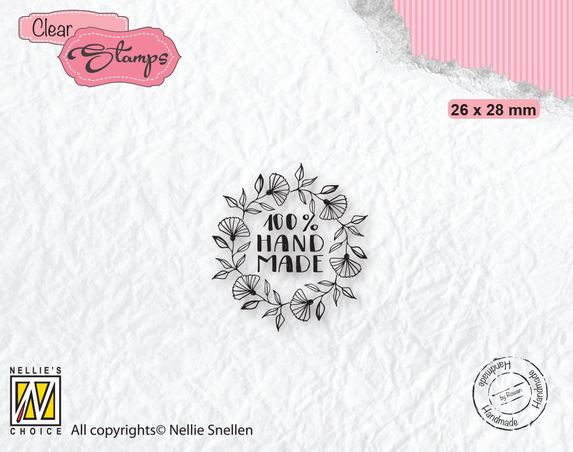 Nellie's Choice Clear Stamp 100% Handmade