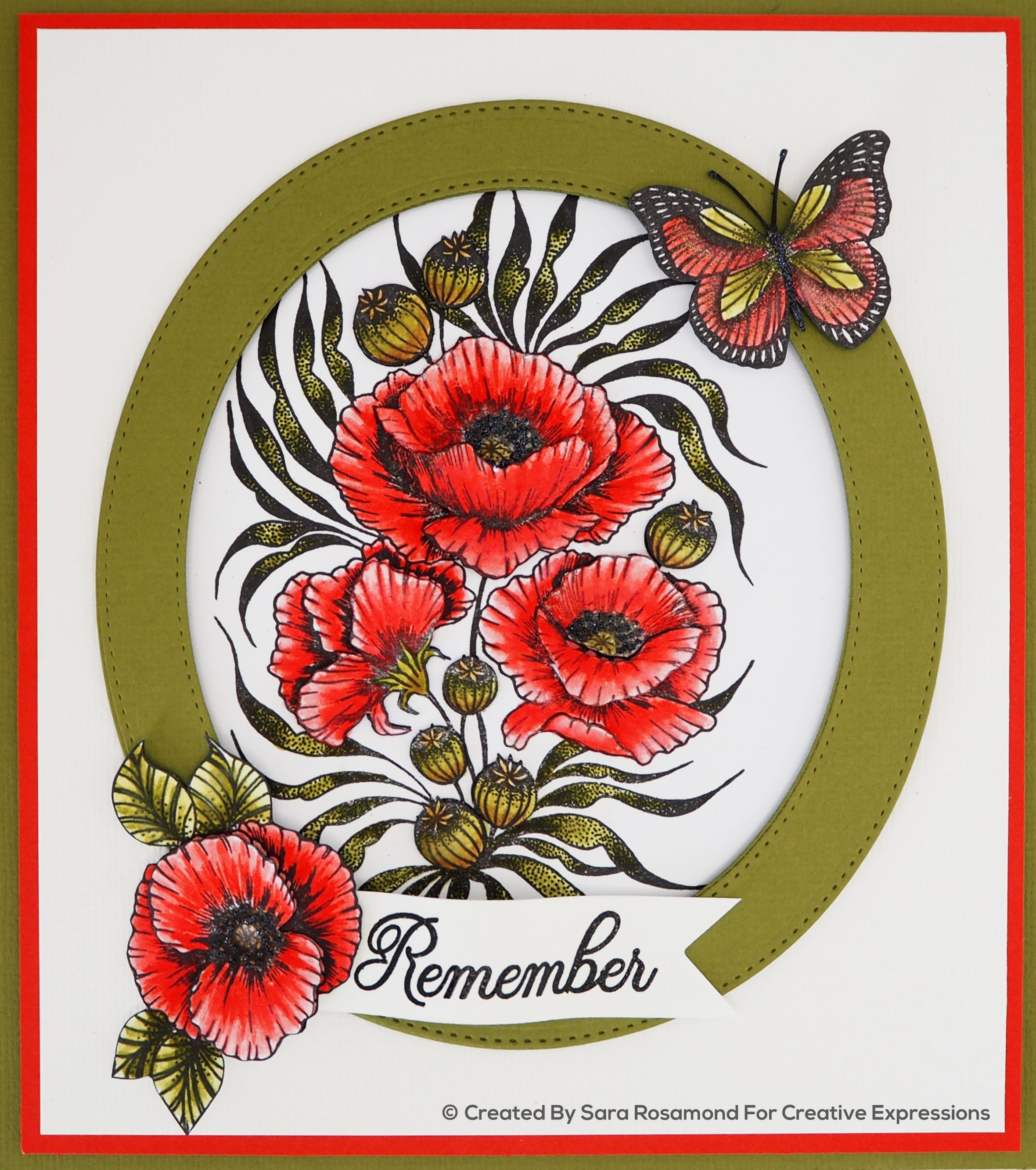 Designer Boutique Collection Remember A5 Clear Stamp Set