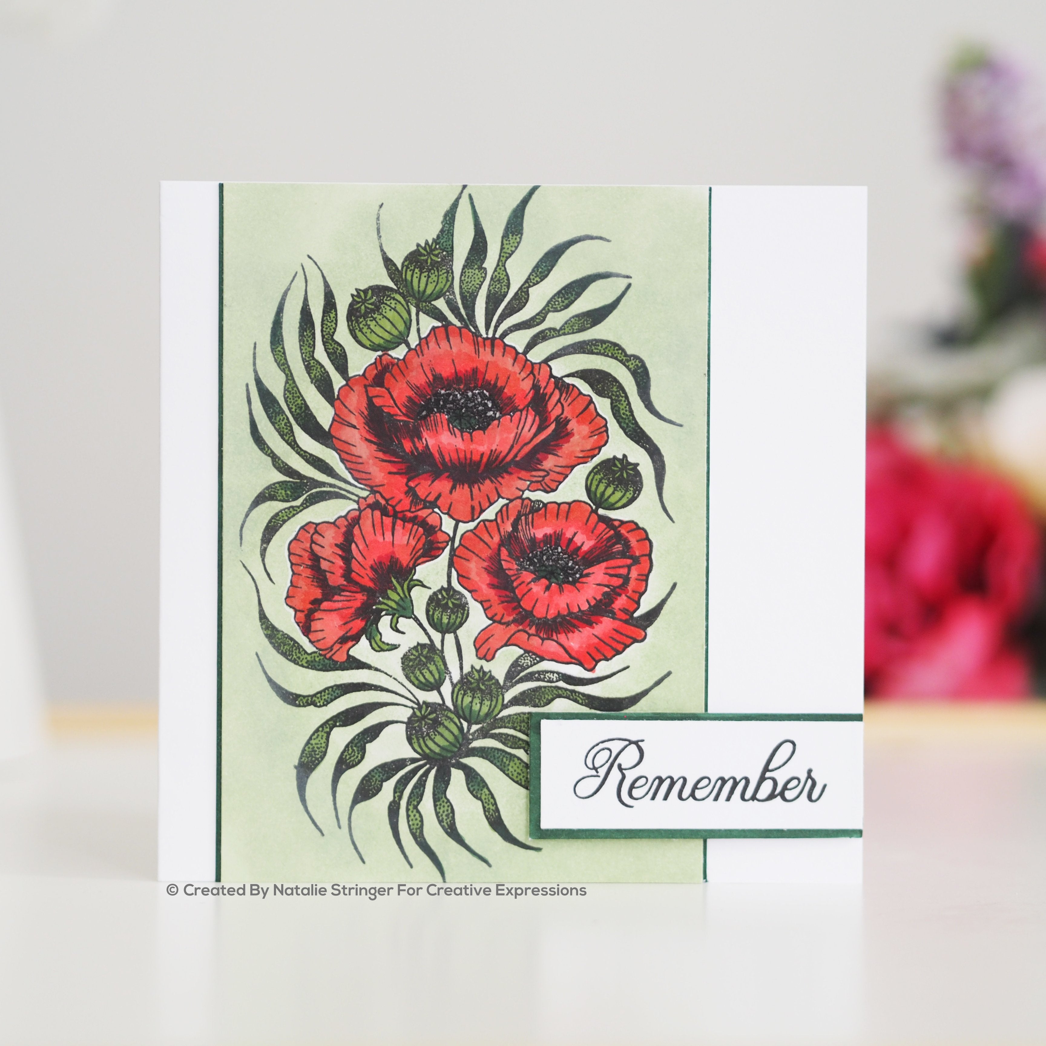 Designer Boutique Collection Remember A5 Clear Stamp Set