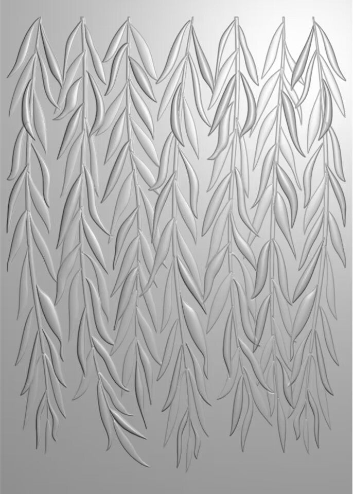 Creative Expressions Weeping Willow 5 in x 7 in 3D Embossing Folder