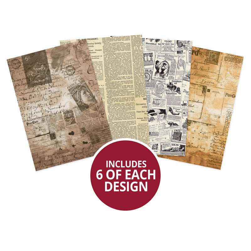 Essential Paper Packs - Vintage Newsprint