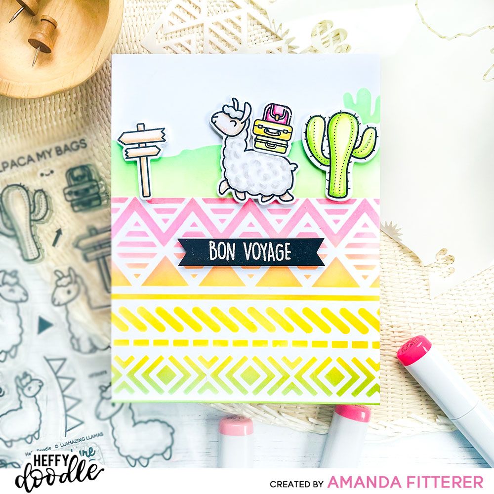 Llamazing Llamas Stamps