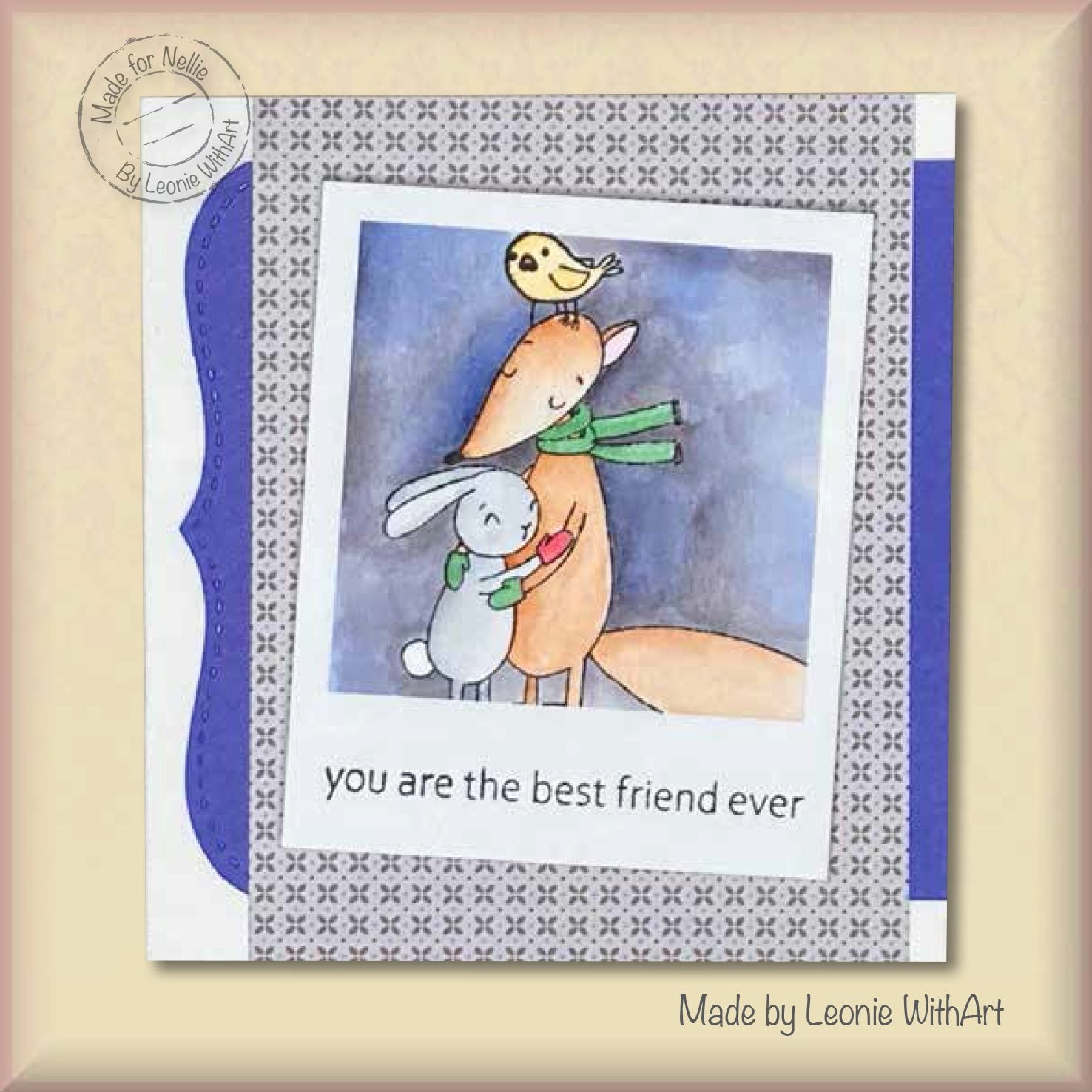 Nellie's Choice Clear Stamp Forest Friends-Friends Forever