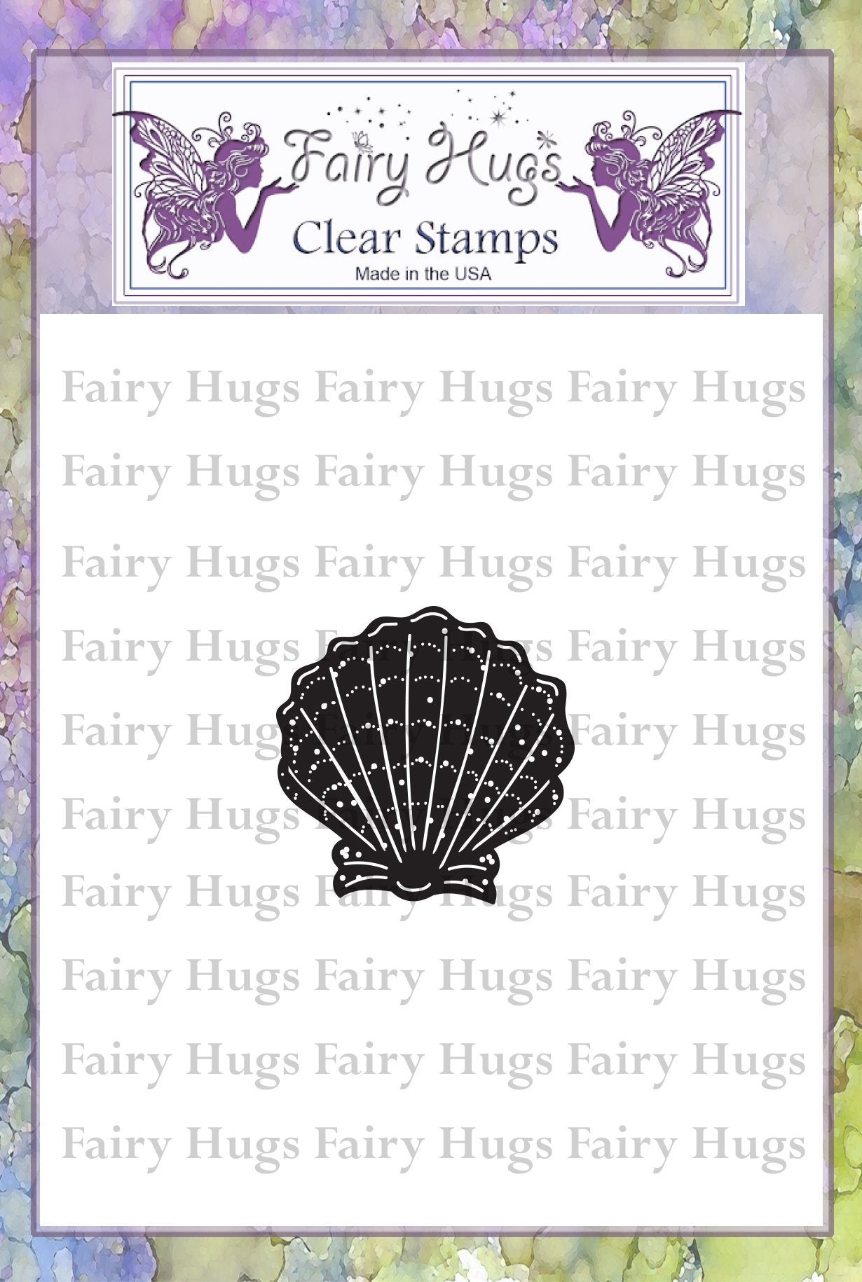 Fairy Hugs Stamps - Mini Scallop Shell