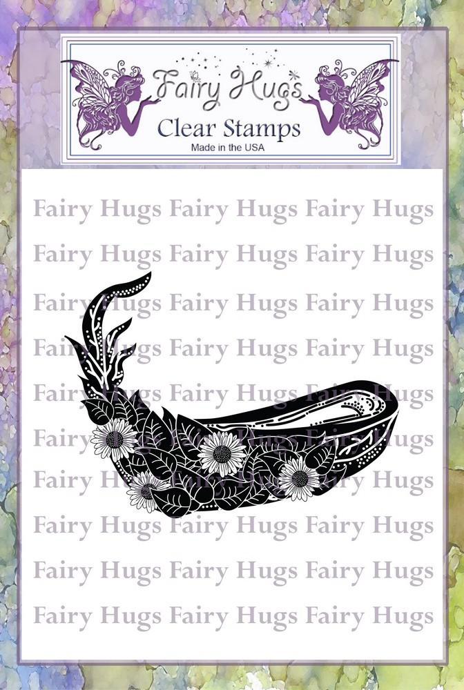 Fairy Hugs Stamps - Leafy Canoe