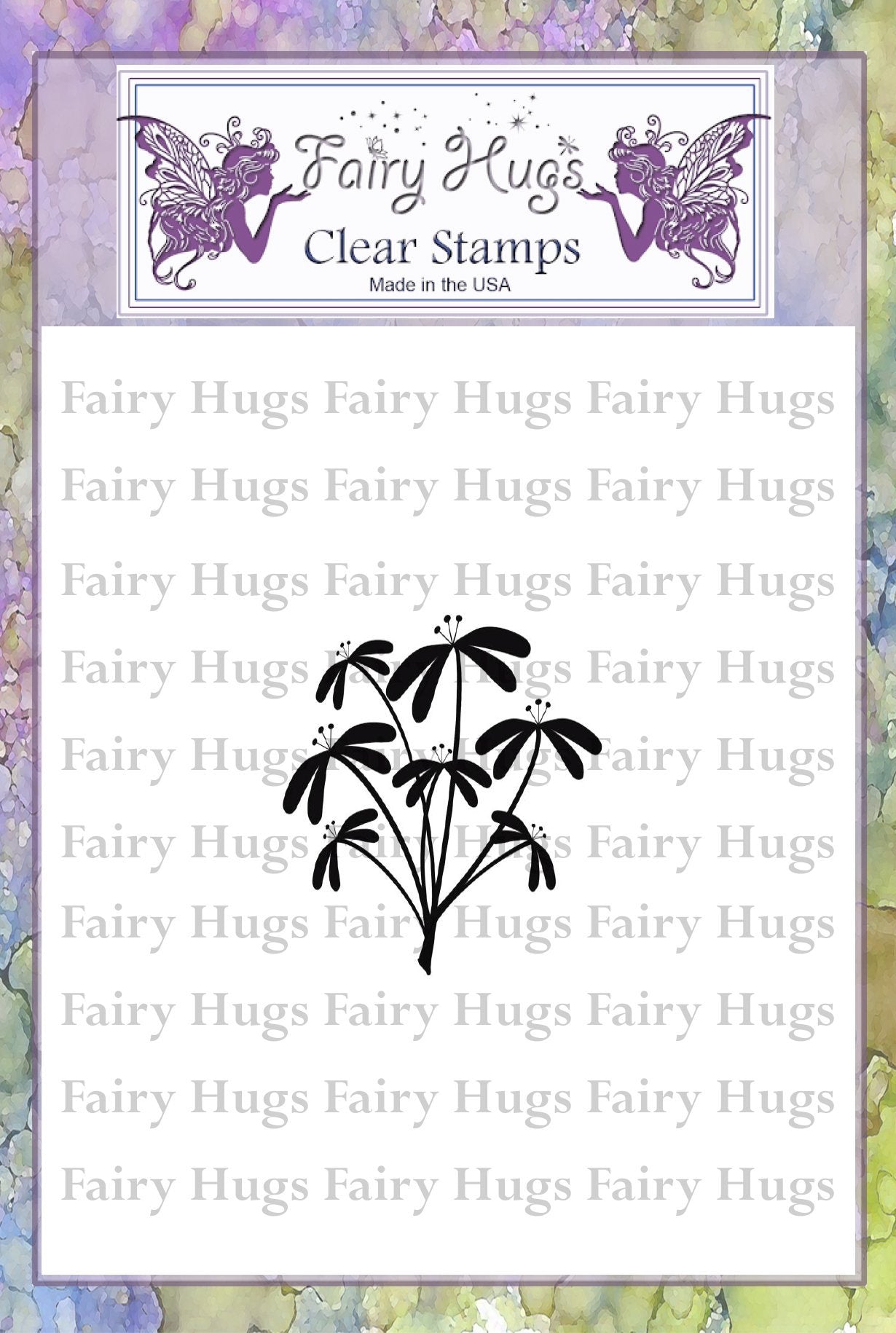 Fairy Hugs Stamps - Whimsical Flower Cluster