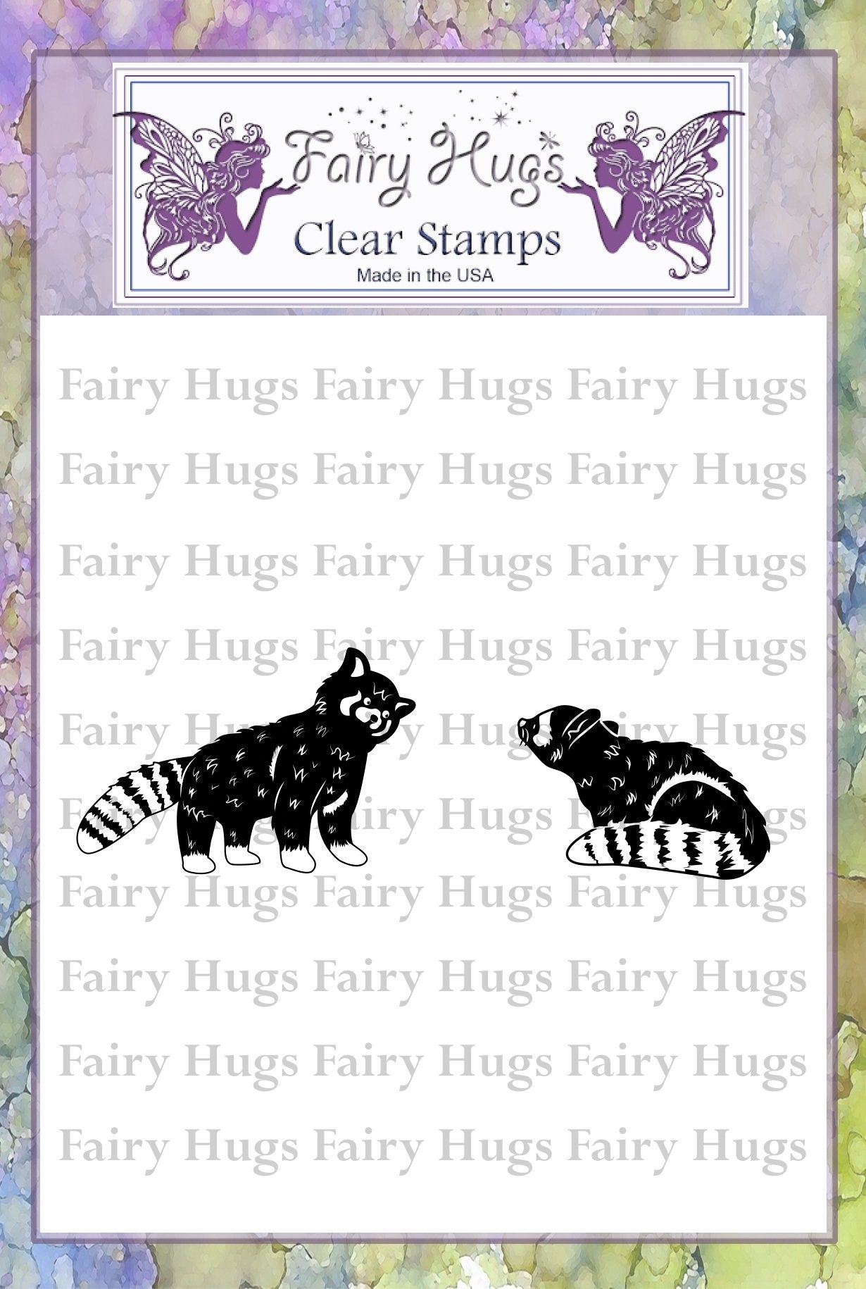 Fairy Hugs Stamps - Raccoon Set