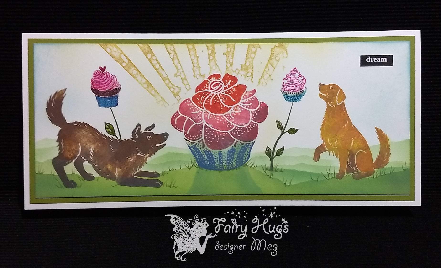 Fairy Hugs Stamps - Cupcake Flowers