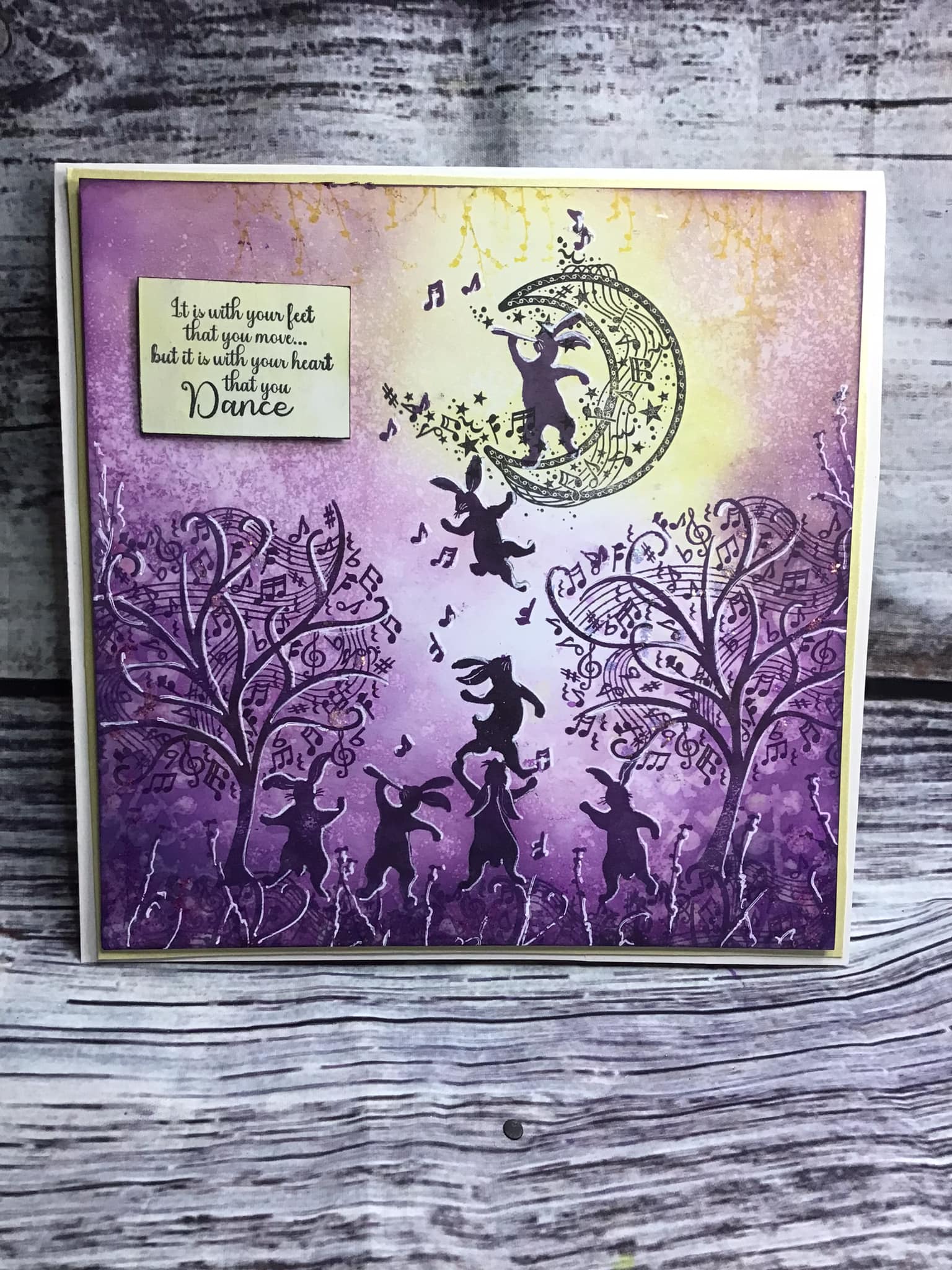 Fairy Hugs Stamps - Dancing Bunnies