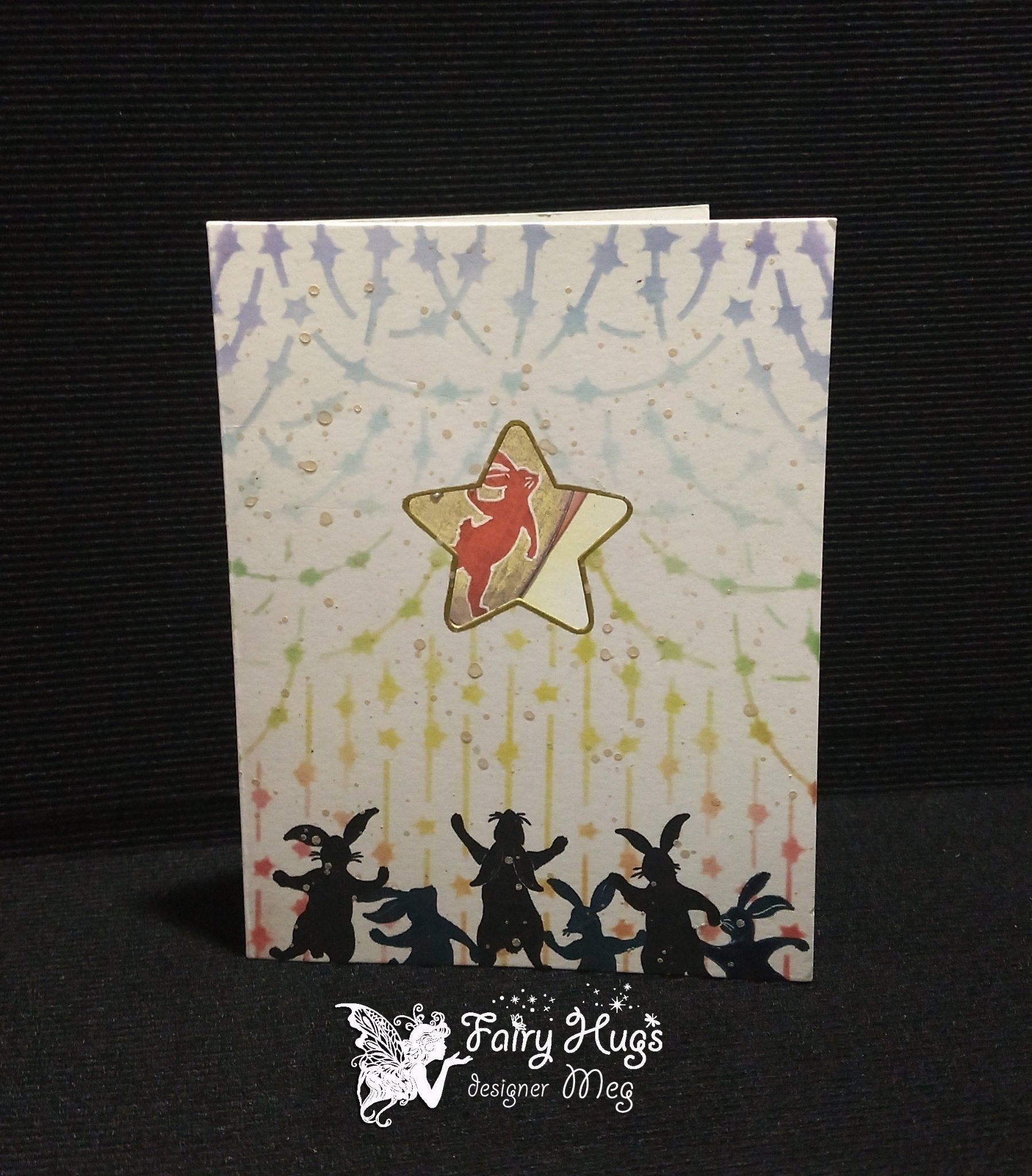 Fairy Hugs Stamps - Dancing Bunnies