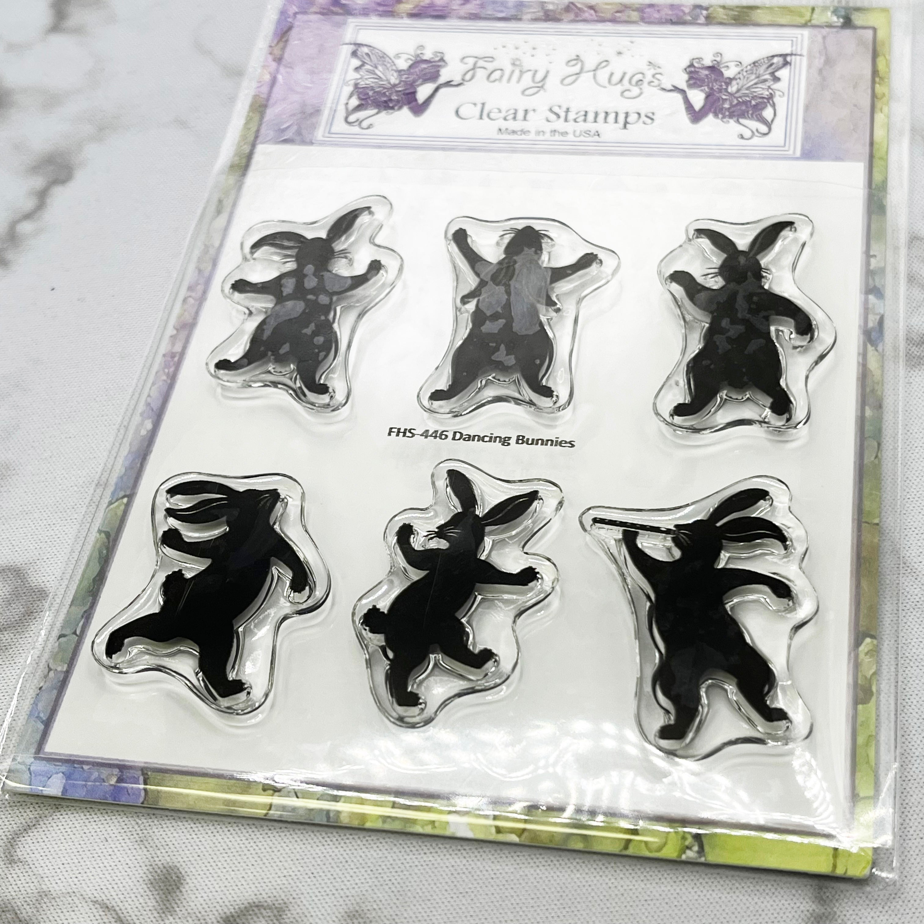 Fairy Hugs Stamps - Dancing Bunnies