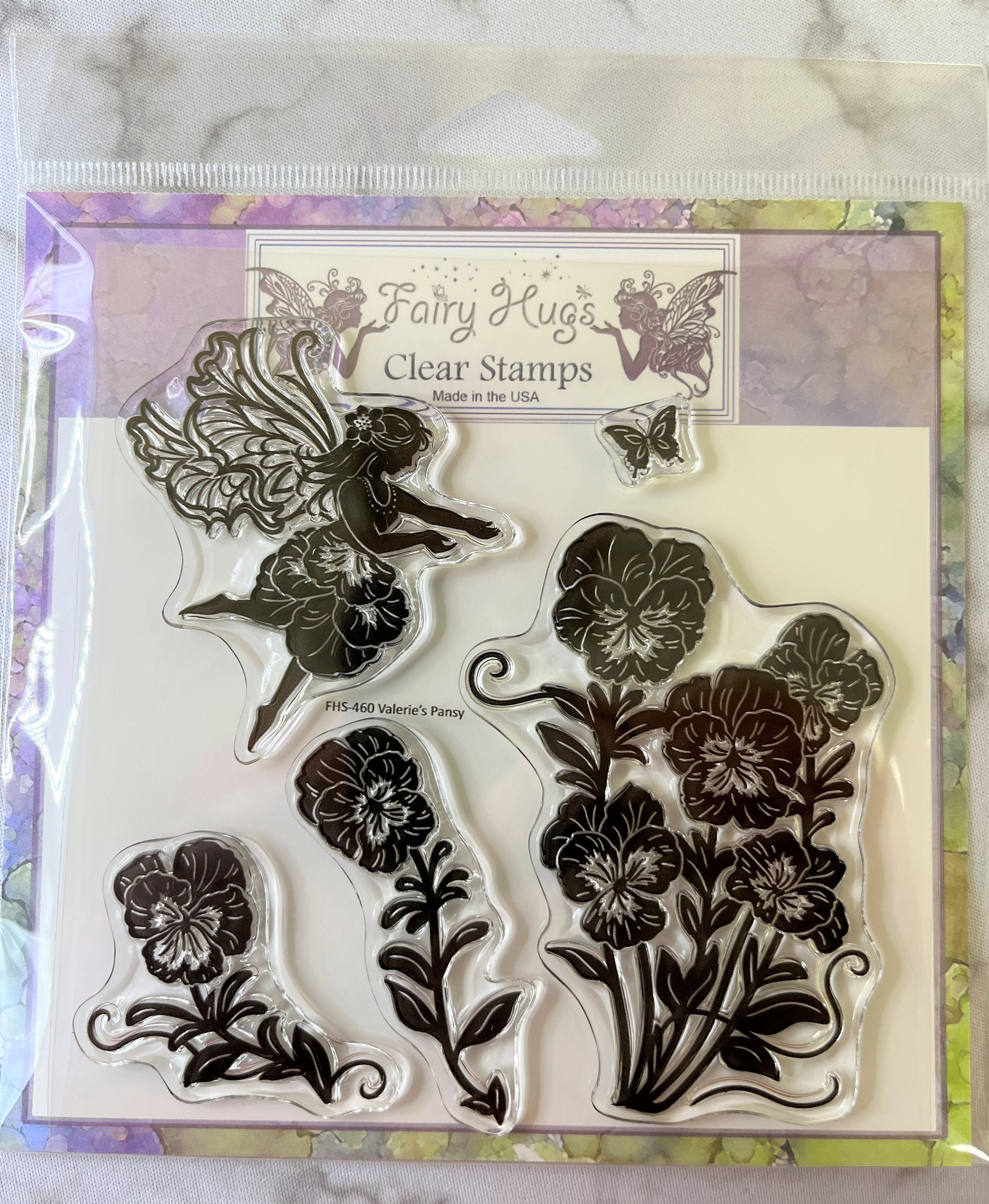 Fairy Hugs Stamps - Valerie's Pansy