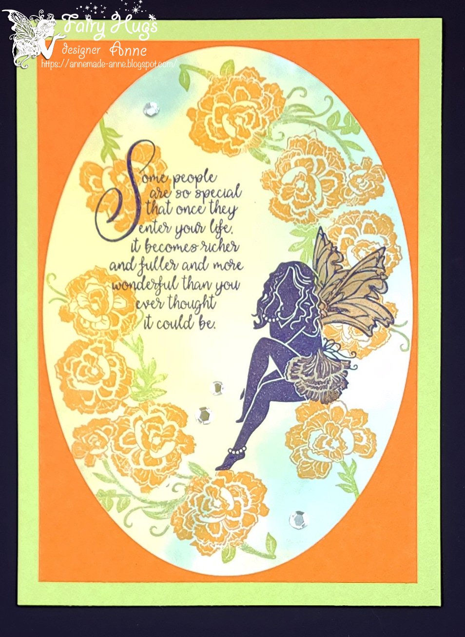 Fairy Hugs Stamps - Janie's Marigold