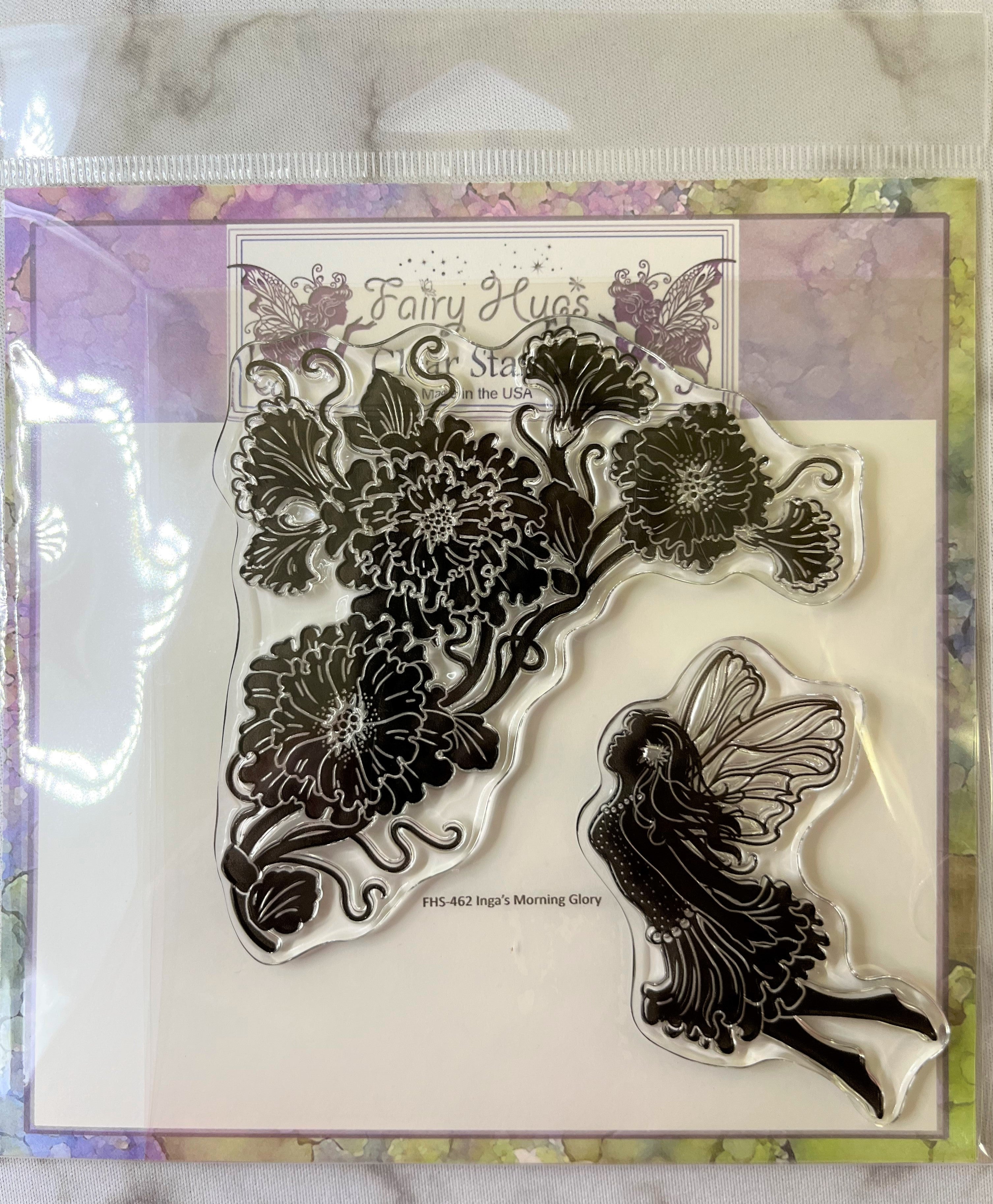 Fairy Hugs Stamps - Inga's Morning Glory