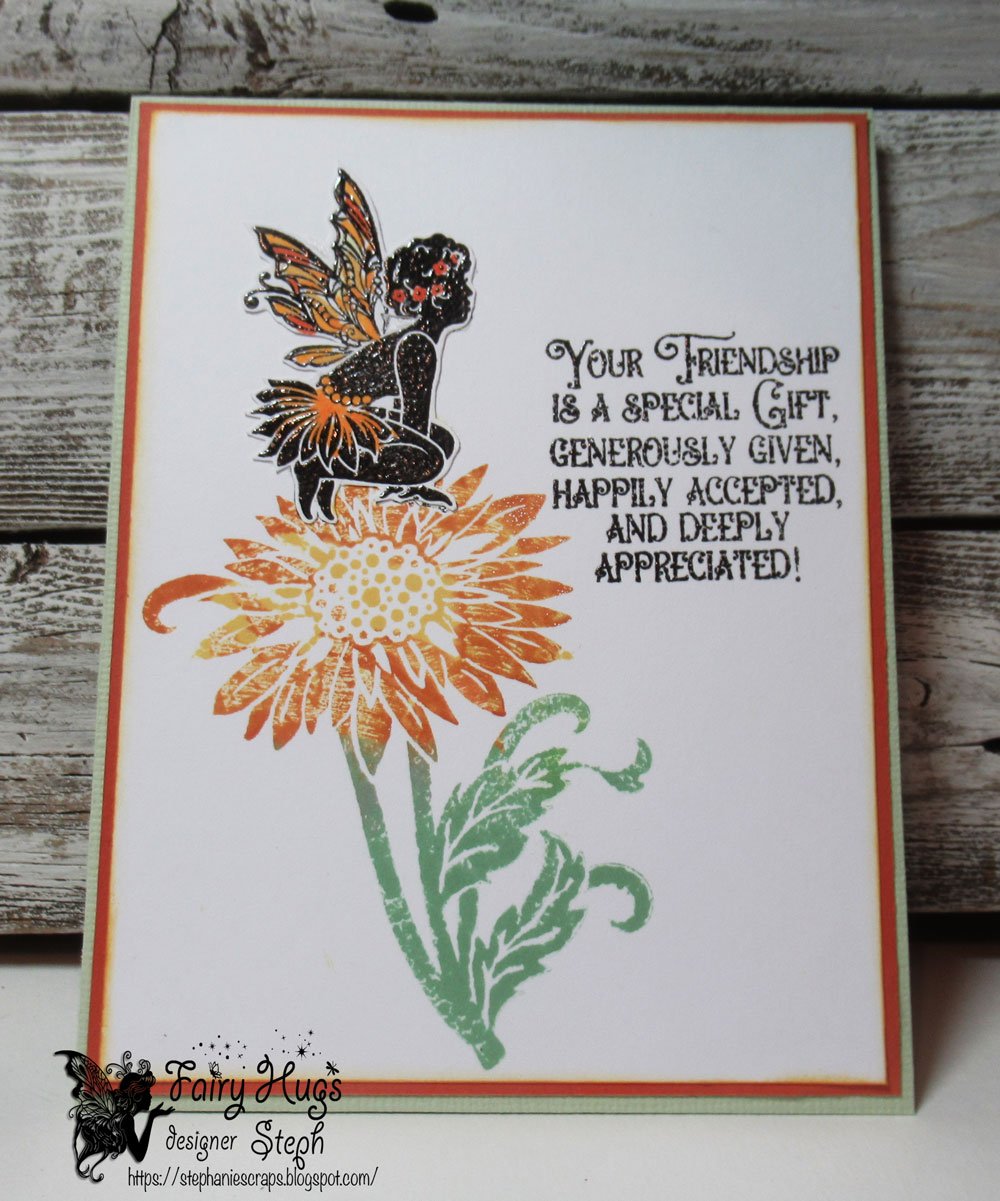 Fairy Hugs Stamps - Becka's Sunflower