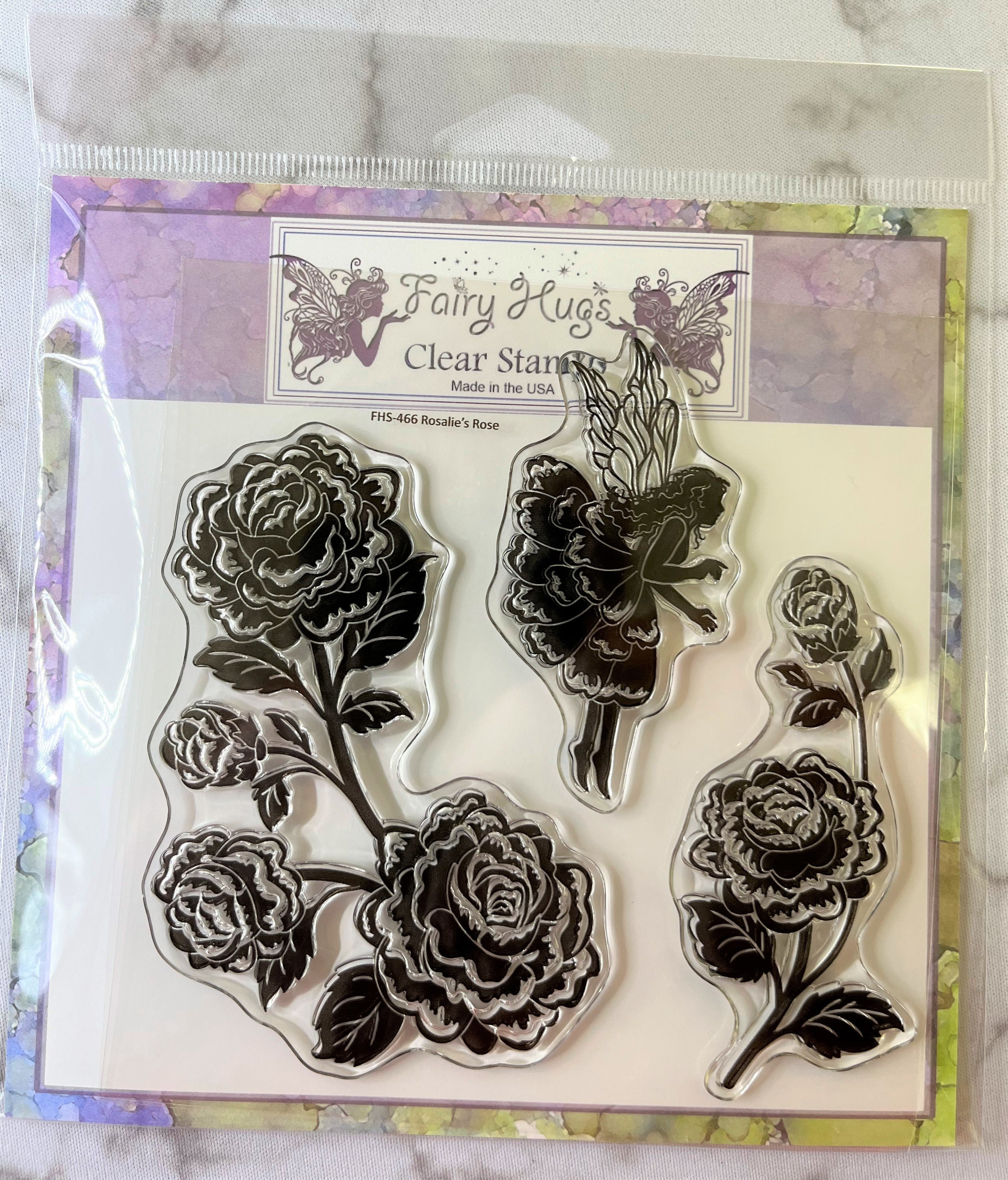 Fairy Hugs Stamps - Rosalie's Rose