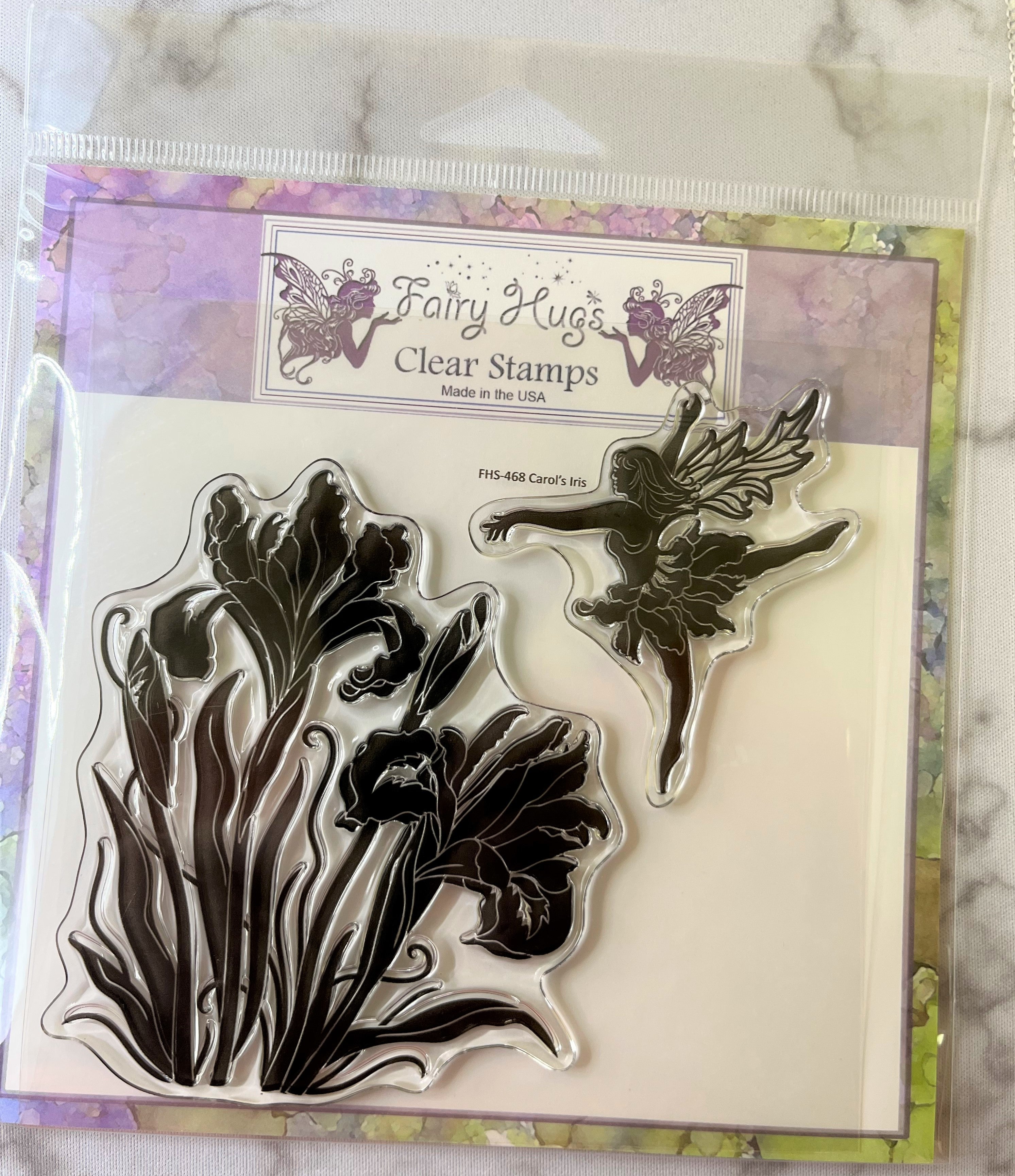 Fairy Hugs Stamps - Carol's Iris