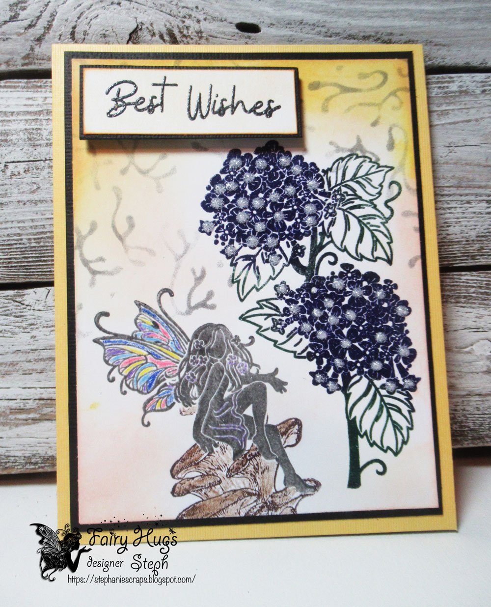 Fairy Hugs Stamps - Nikko's Hydrangea