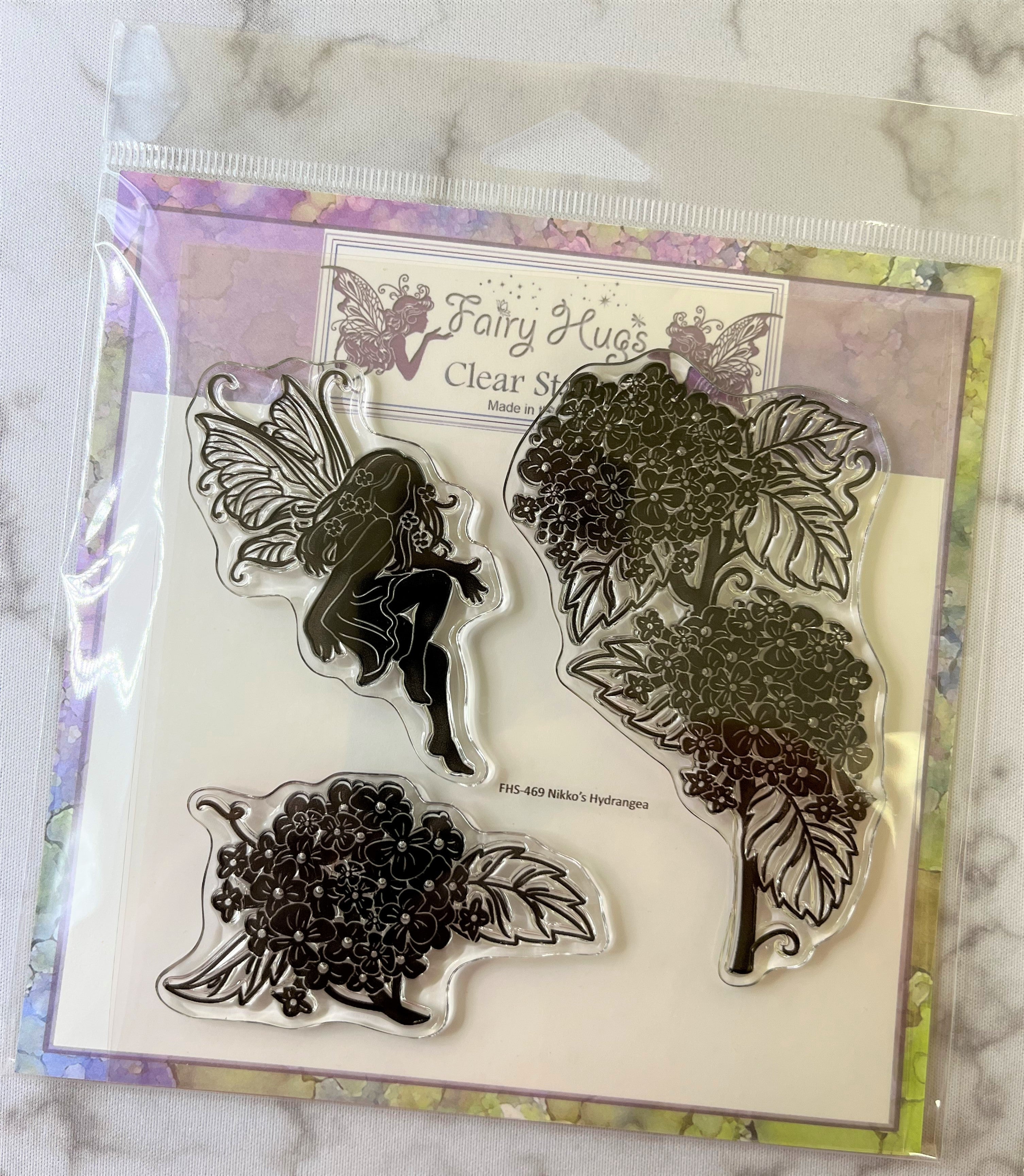 Fairy Hugs Stamps - Nikko's Hydrangea