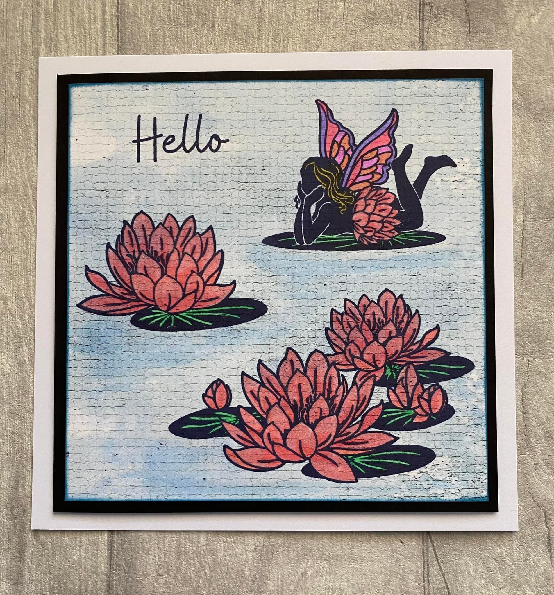 Fairy Hugs Stamps - Gianna's Water Lily