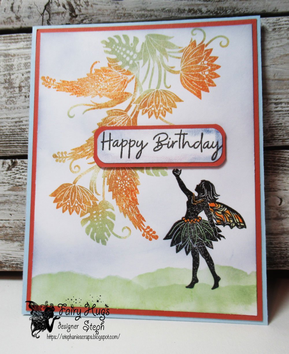 Fairy Hugs Stamps - Ginger's Tropicals