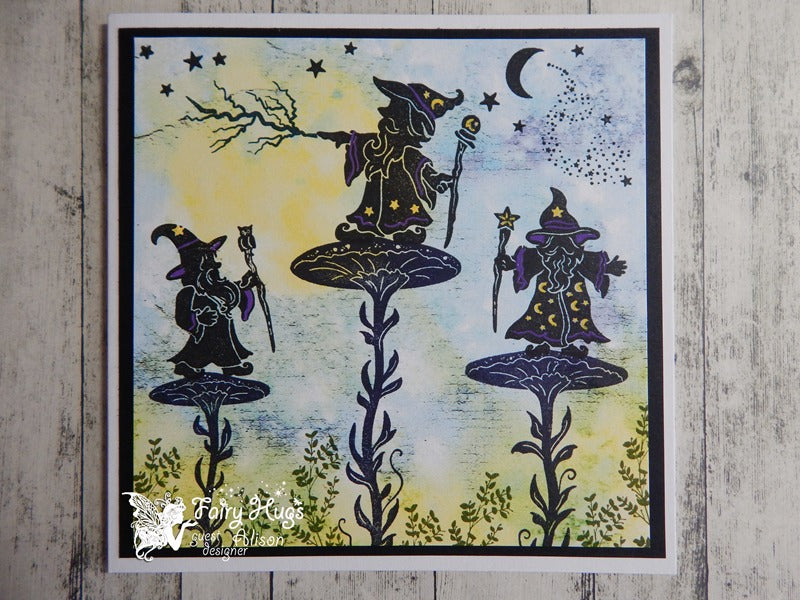 Fairy Hugs Stamps - Wizard Lightning