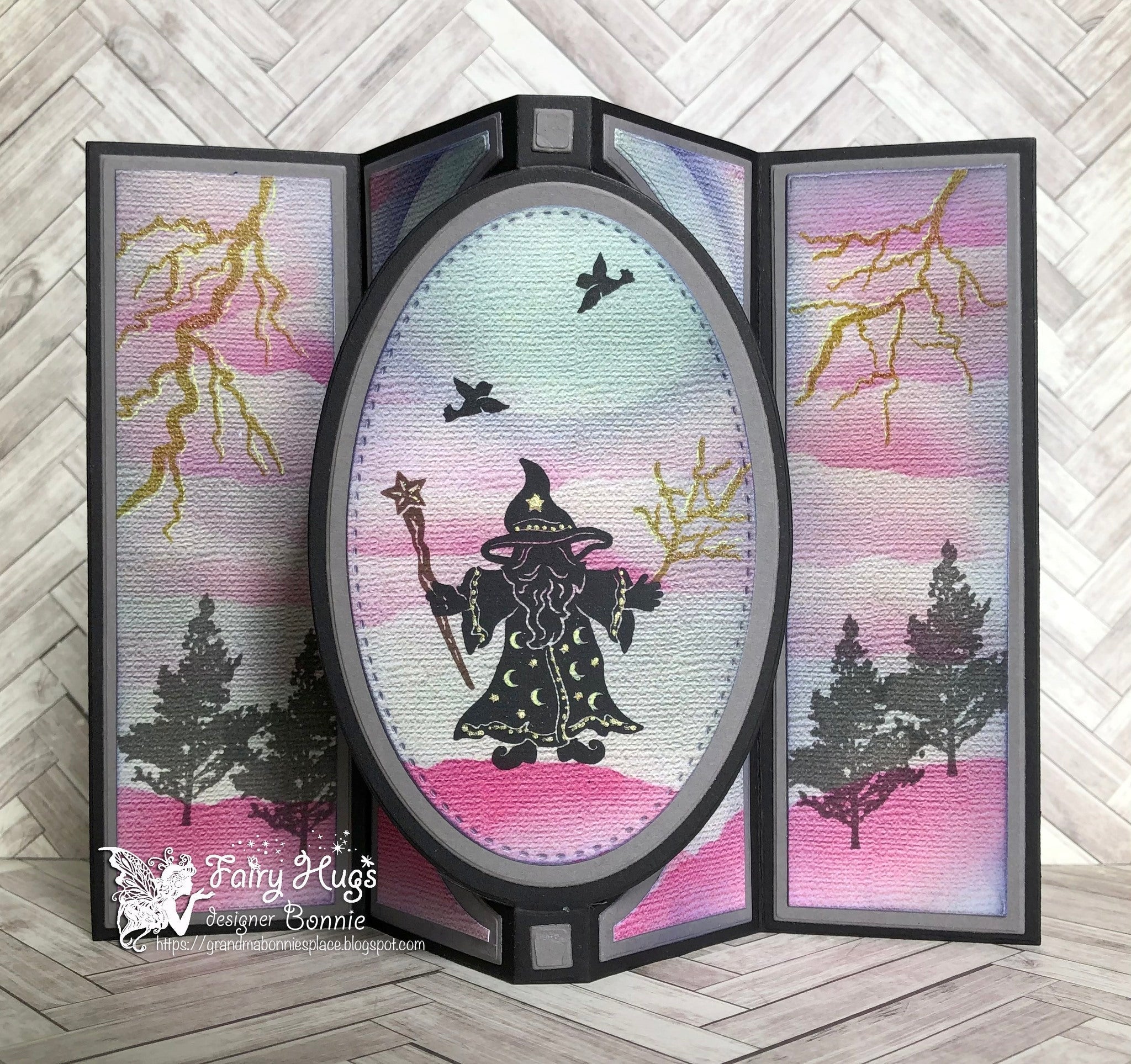 Fairy Hugs Stamps - Wizard Lightning