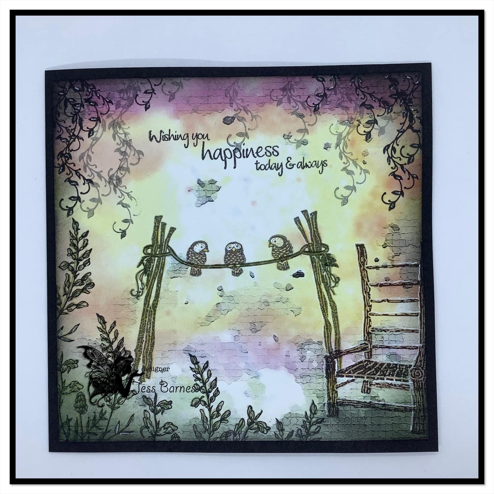 Fairy Hugs Stamps - Garden Chair