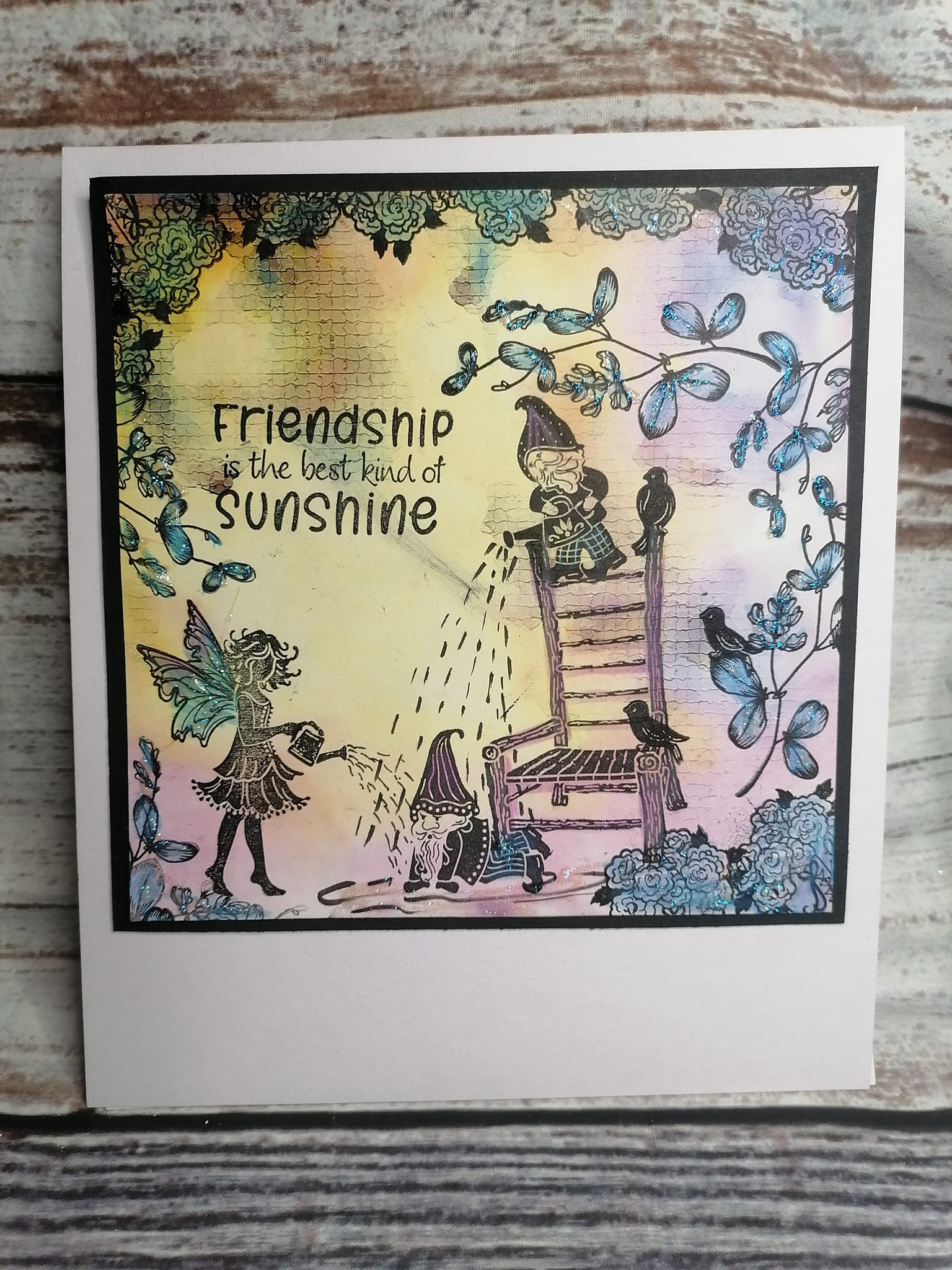 Fairy Hugs Stamps - Garden Chair