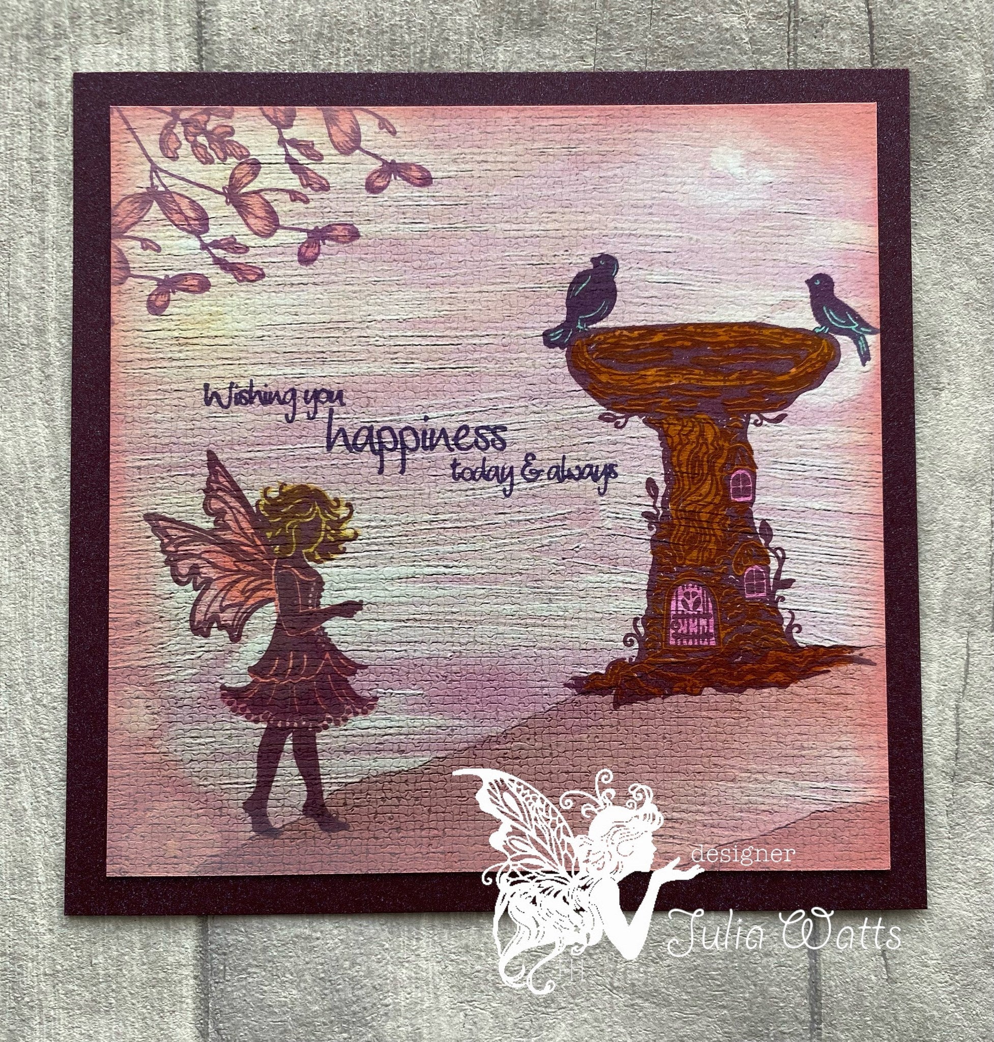 Fairy Hugs Stamps - Stone Bridge