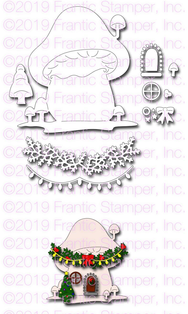 Frantic Stamper Precision Die - Gnome Home